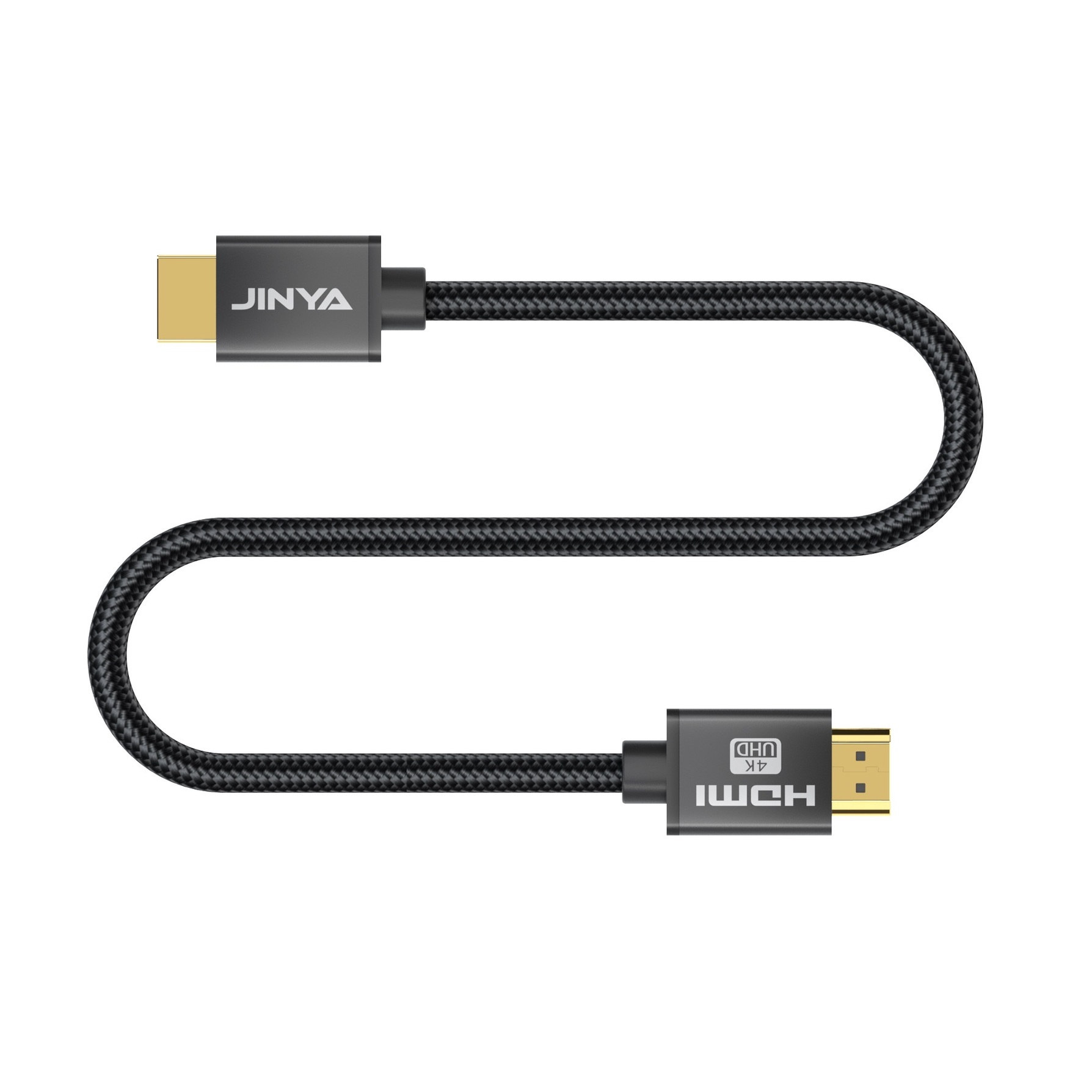 Zdjęcie do “JINYA HDMI To HDMI Cable 4K ( Black)  - kabel HDMI”.