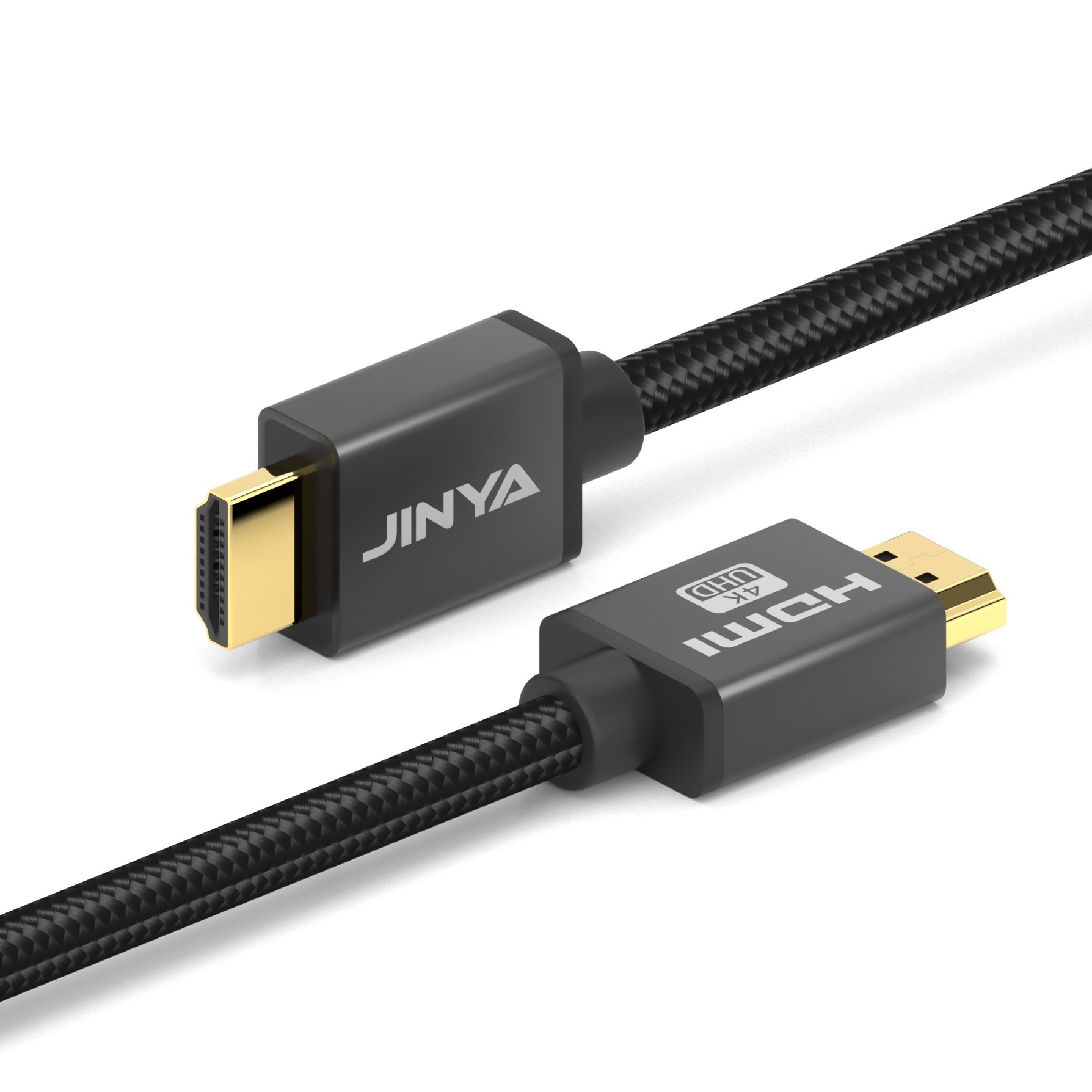 Zdjęcie do “JINYA HDMI To HDMI Cable 4K ( Black) - kabel HDMI”.