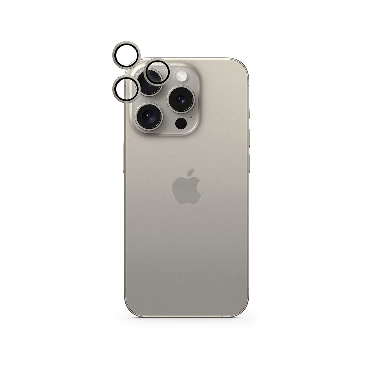 Epico Aluminium Lens Protector for Apple iPhone 15 Pro / 15 Pro Max - titan gold