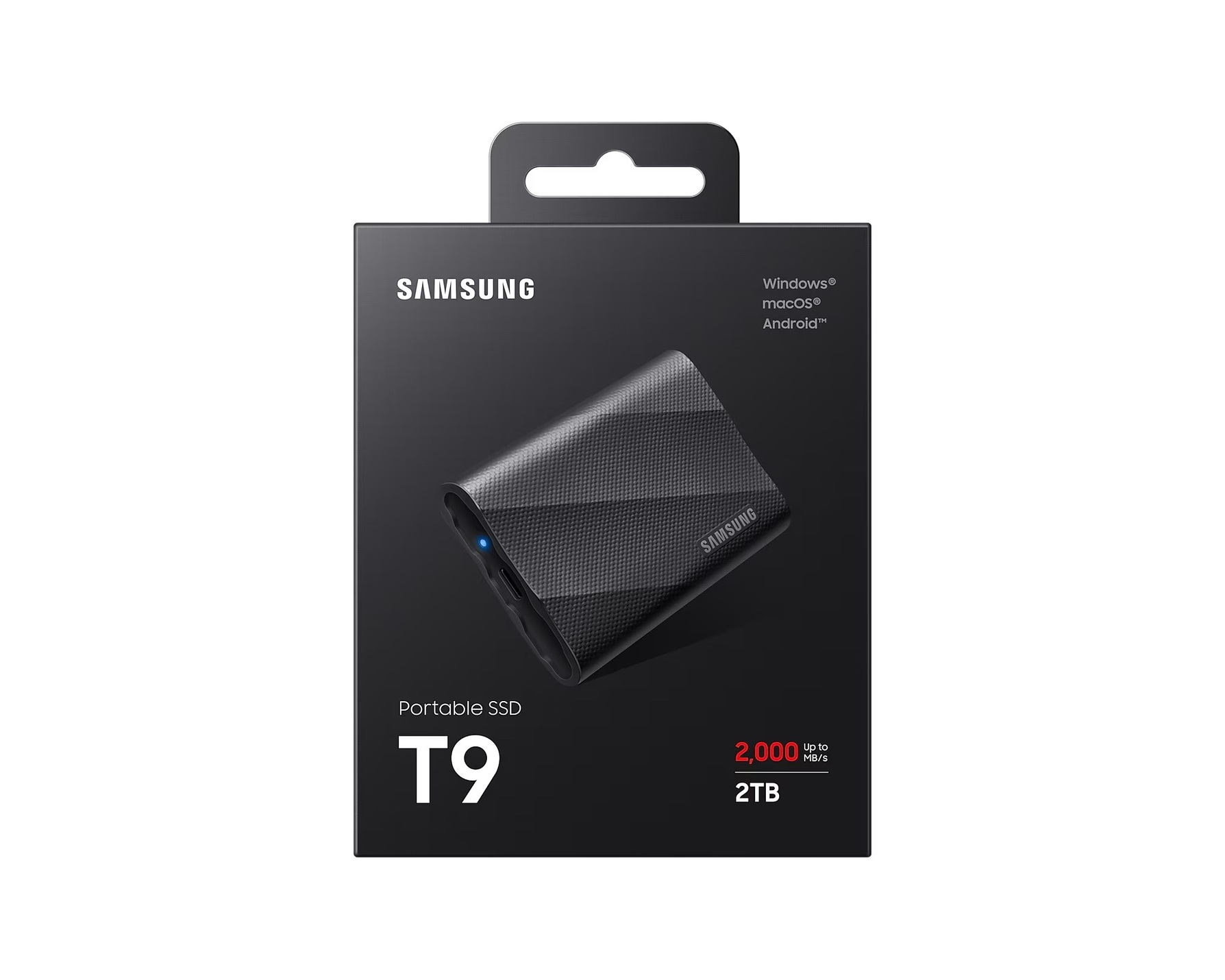 Samsung T9 2TB USB 3.2 gen2 Black - dysk zewnętrzny