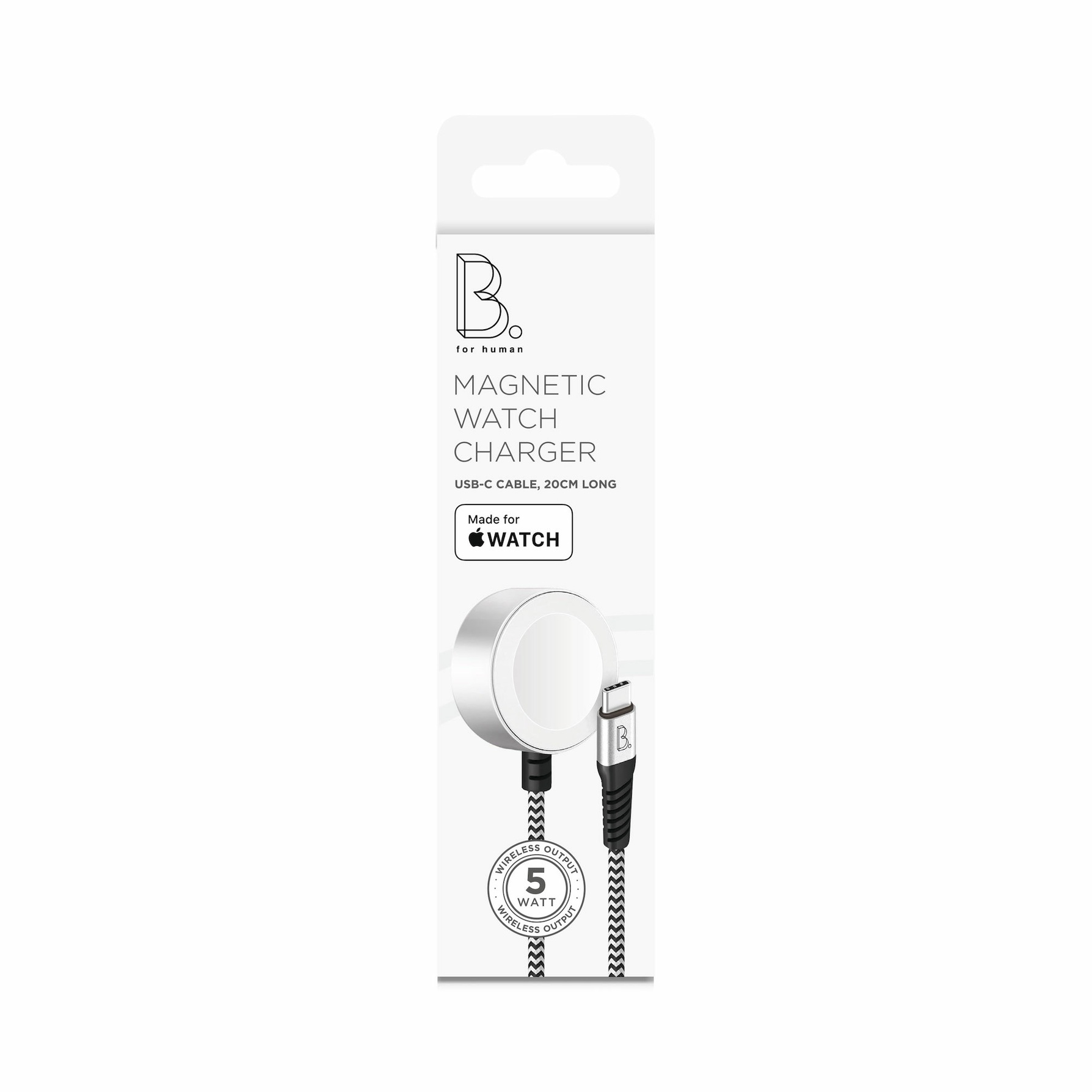 Zdjęcie do “B.On Cotton USB-C to Apple Watch Charger - kabel do ładowania Apple Watch”.