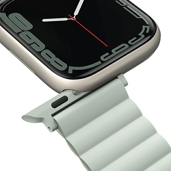 UNIQ Revix Reversible Magnetic zielony beżowy - pasek Apple Watch 38/40/41mm