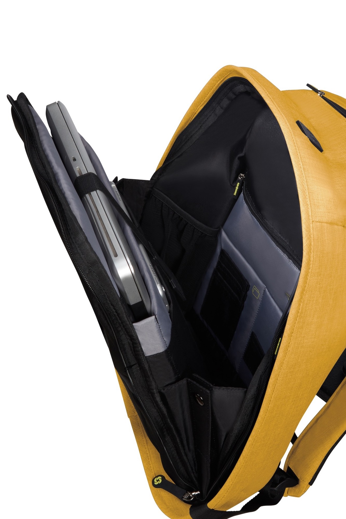 Zdjęcie do “Samsonite Securipark Yellow 15,6" - plecak”.