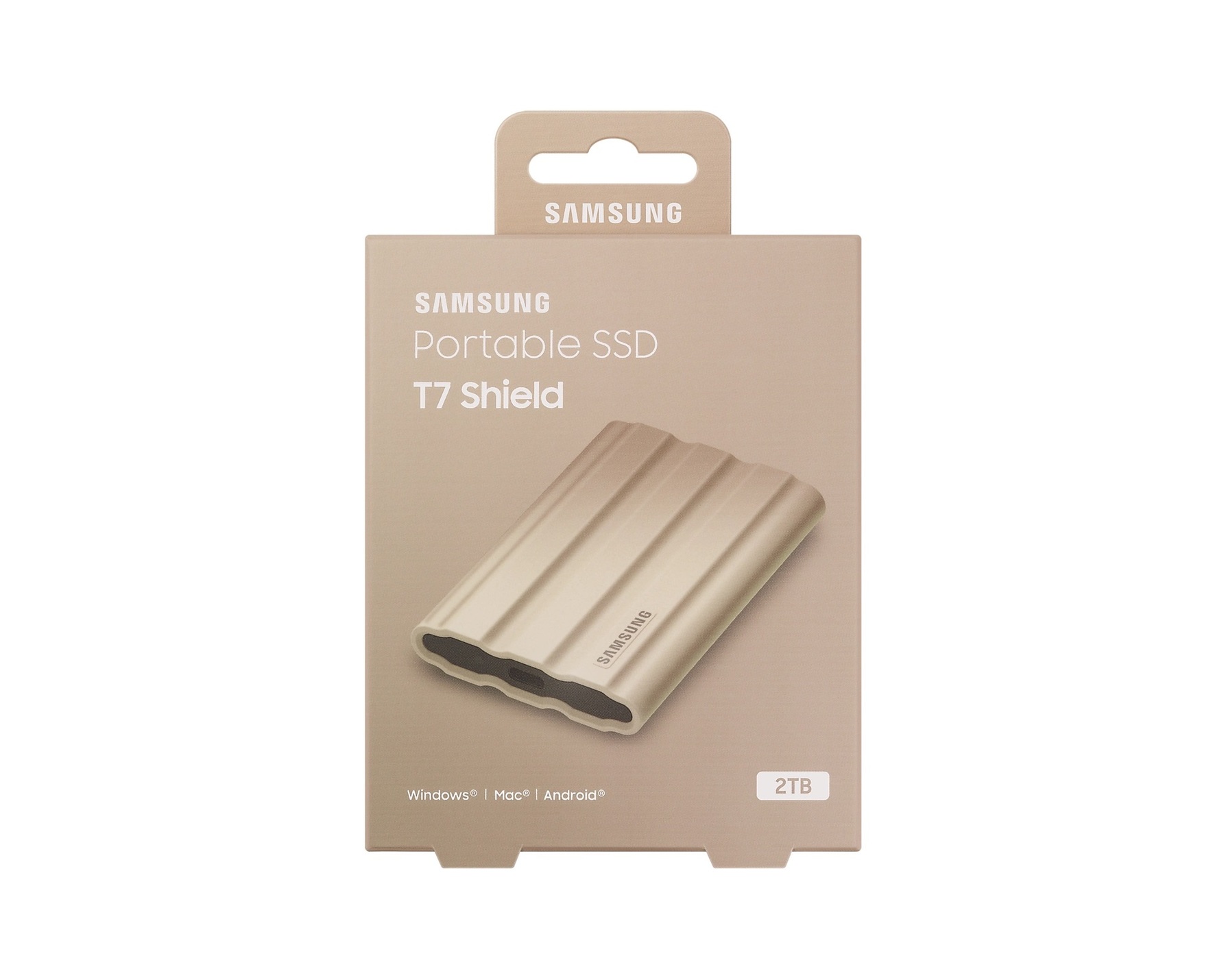 Zdjęcie do “Samsung T7 Shield Beige 2TB - dysk zewnętrzny”.