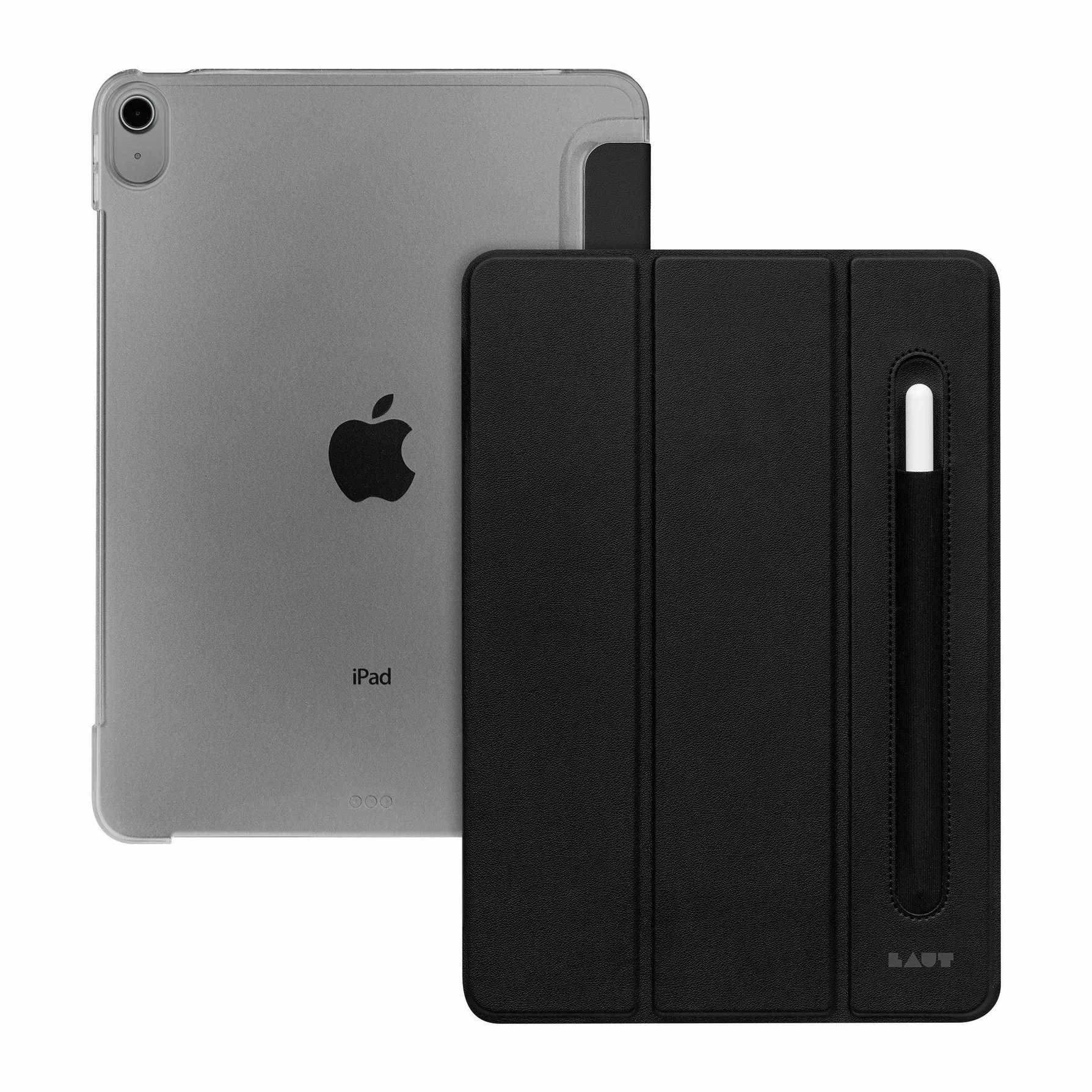 LAUT Huex Black - obudowa ochronna z uchwytem do Apple Pencil do iPad 10.9" 10G / iPad 11 Gen (2025)