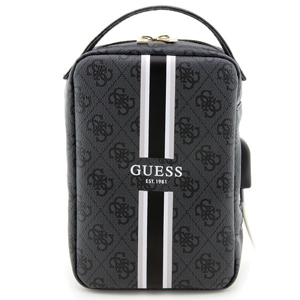 Zdjęcie do “Guess 4G Printed Stripes czarny - torebka organizer”.