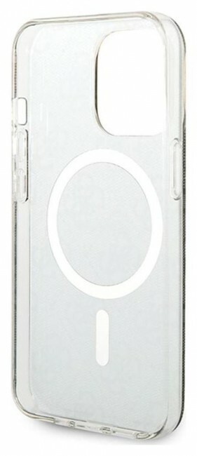 Guess Bundle Pack MagSafe 4G zestaw etui do iPhone 13 Pro + ładowarka MagSafe (Brązowy/Złoty)