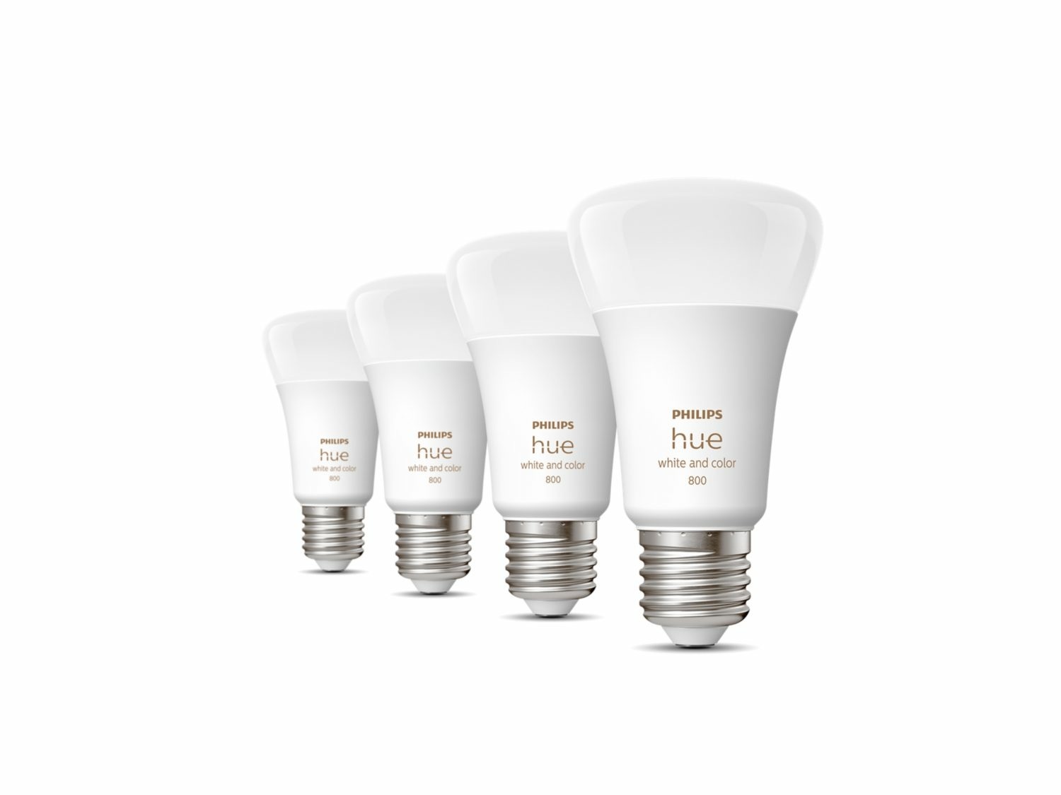 Zdjęcie do “Philips Hue WCA E27 4 pack - żarówka czteropak”.