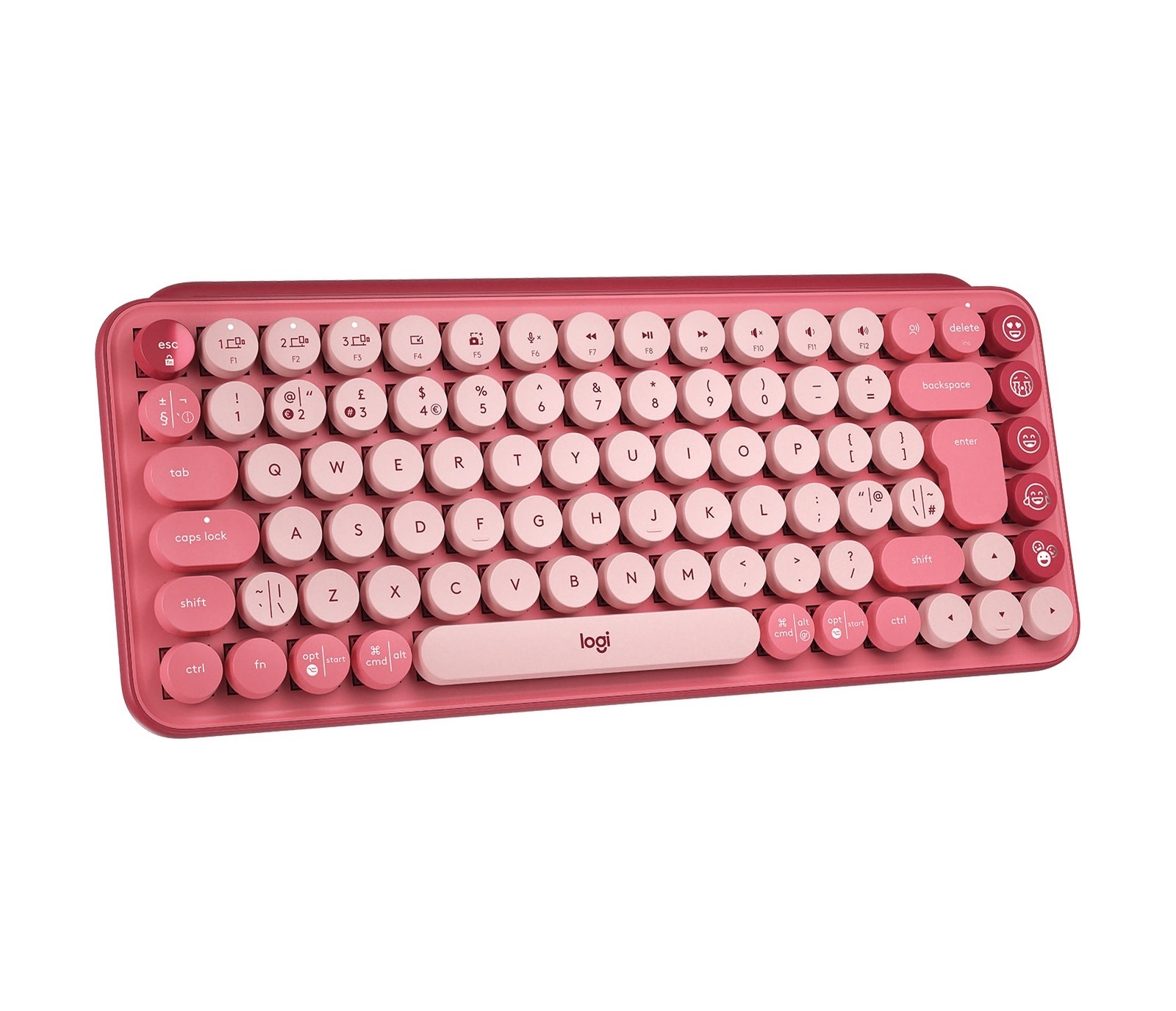 Zdjęcie do “Logitech Pop Keys Coral Rose - klawiatura mechaniczna”.