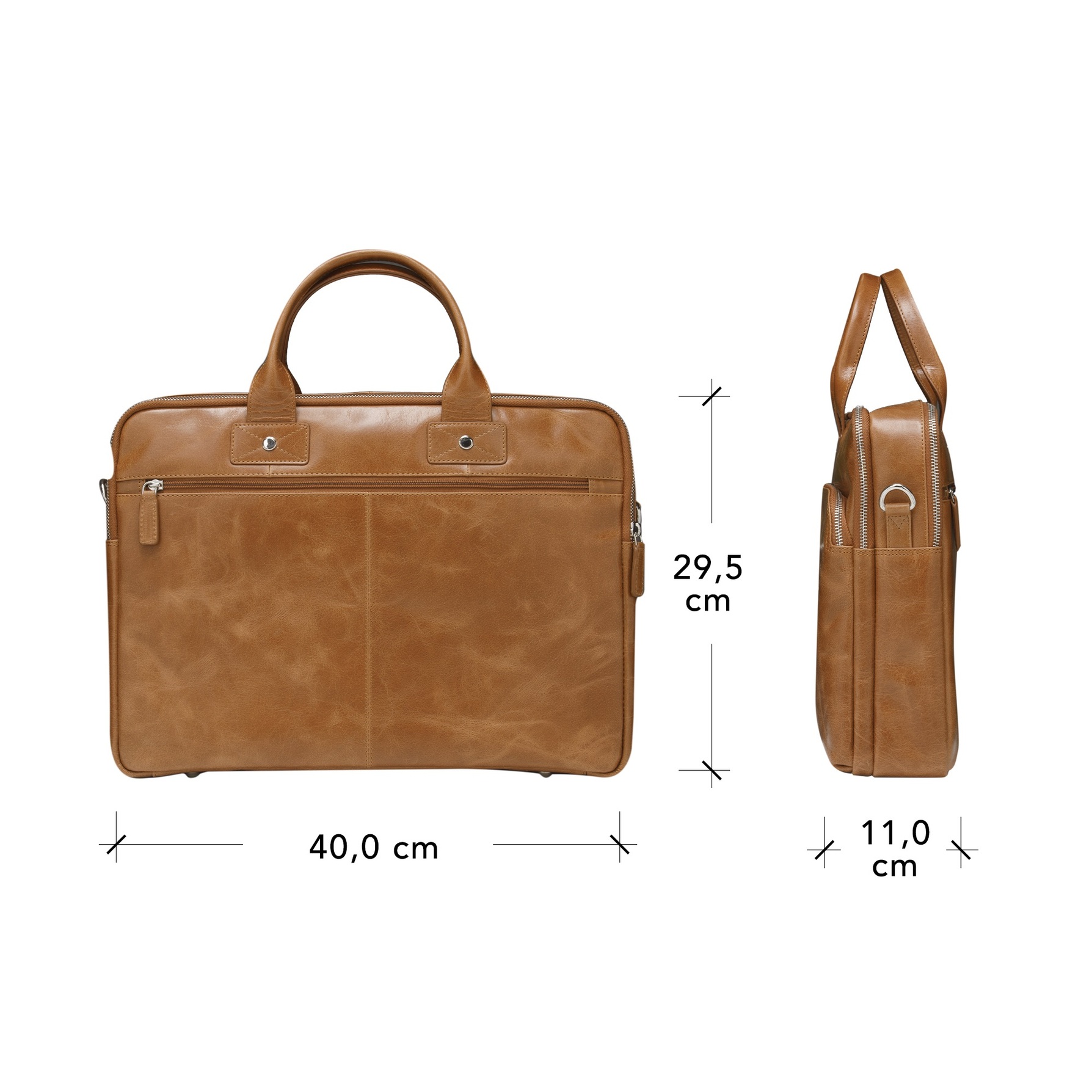 Zdjęcie do “dBramante Kronborg Tan - skórzana torba do MacBook 16"”.