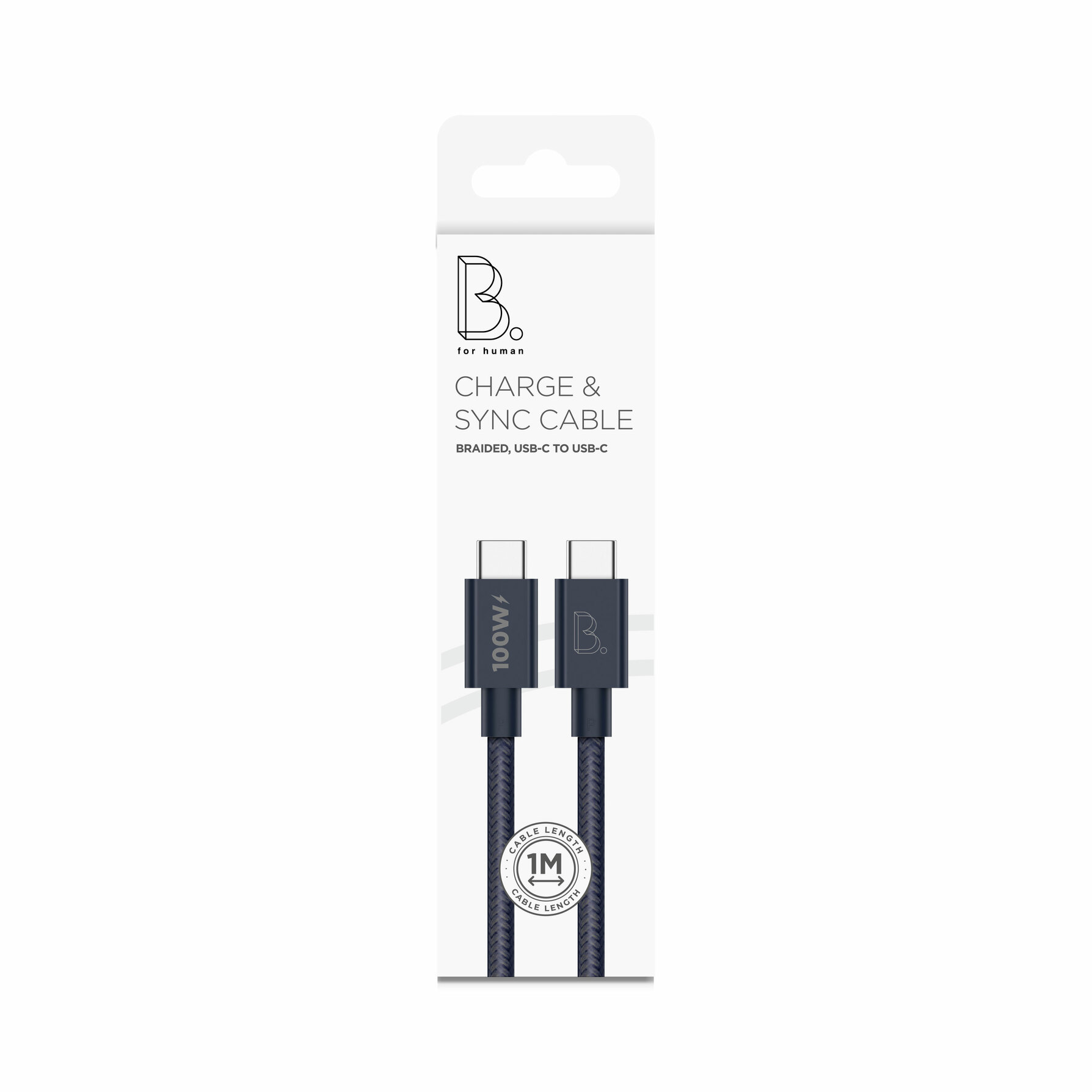 B. On Nylon USB-C to USB-C 1m Midnight - przewód USB-C