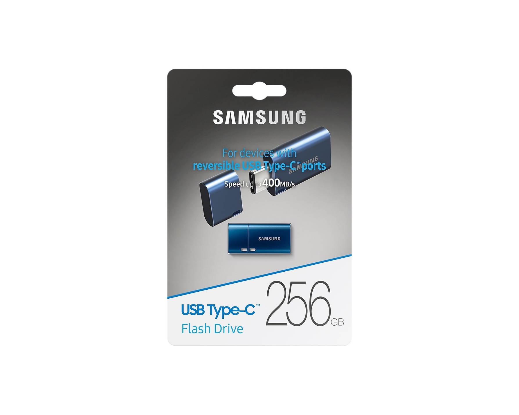 Zdjęcie do “Samsung Flash Drive USB-C 256GB blue - pendrive”.
