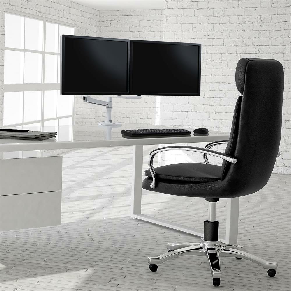 Zdjęcie do “Ergotron LX Desk Dual Direct Arm Biały - uchwyt biurkowy na dwa monitory”.