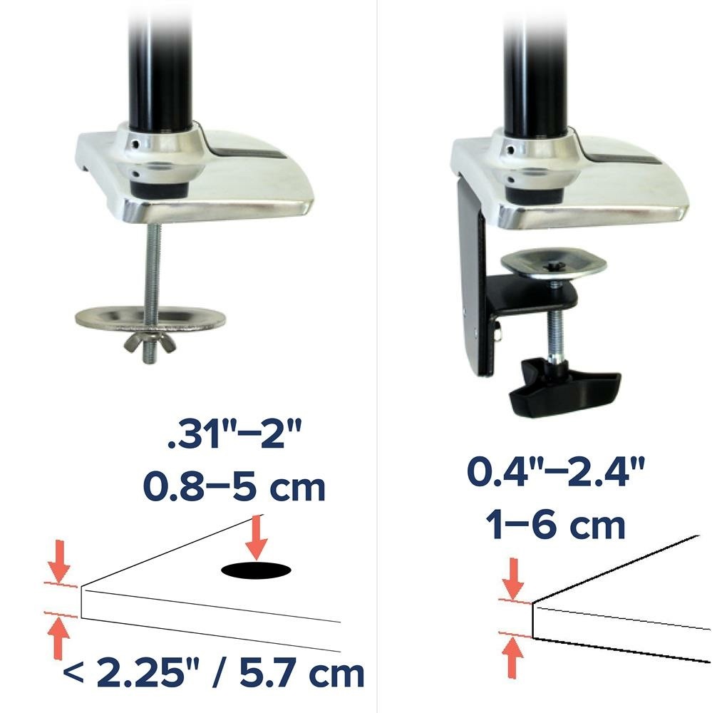 Zdjęcie do “Ergotron LX Desk Monitor Arm Polerowane aluminium - uchwyt biurkowy do monitora”.