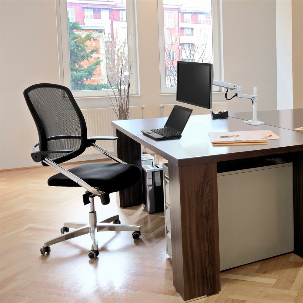 Ergotron LX Desk mount Arm Biały - uchwyt biurkowy do monitora z wysokim punktem montażowym