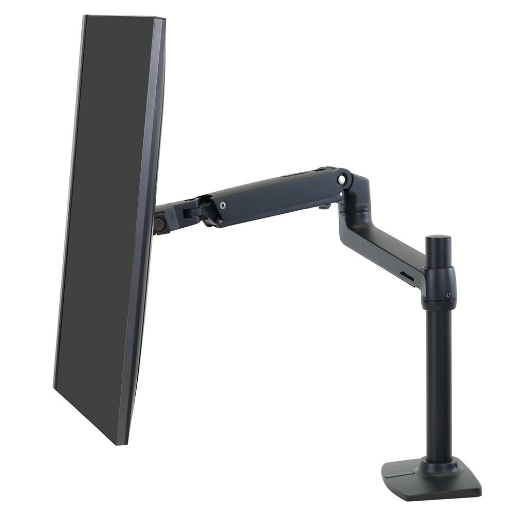 Ergotron LX Desk mount Arm Czarny - uchwyt biurkowy do monitora z wysokim punktem montażowym