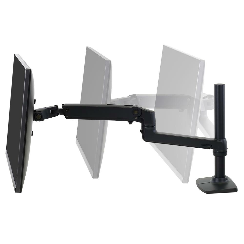 Ergotron LX Desk mount Arm Czarny - uchwyt biurkowy do monitora z wysokim punktem montażowym