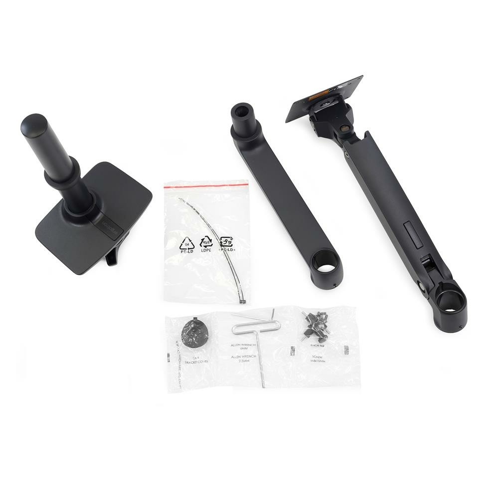 Ergotron LX Desk mount Arm Czarny - uchwyt biurkowy do monitora z wysokim punktem montażowym