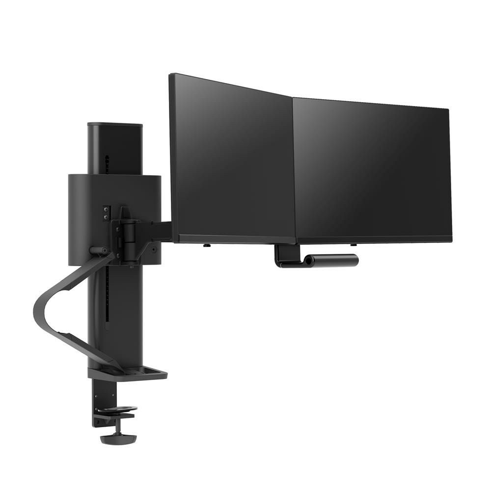 Ergotron TRACE Dual Monitors Czarny - uchwyt biurkowy na dwa monitory