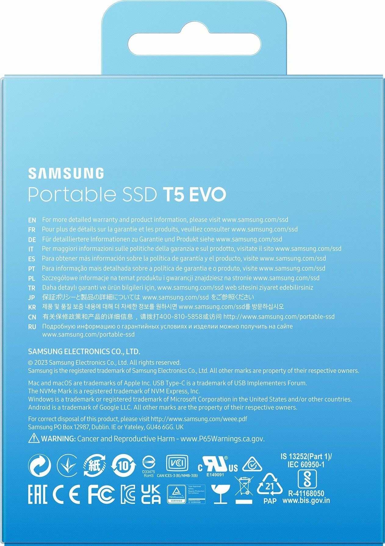 Samsung T5 EVO 2TB Czarny - dysk zewnętrzny