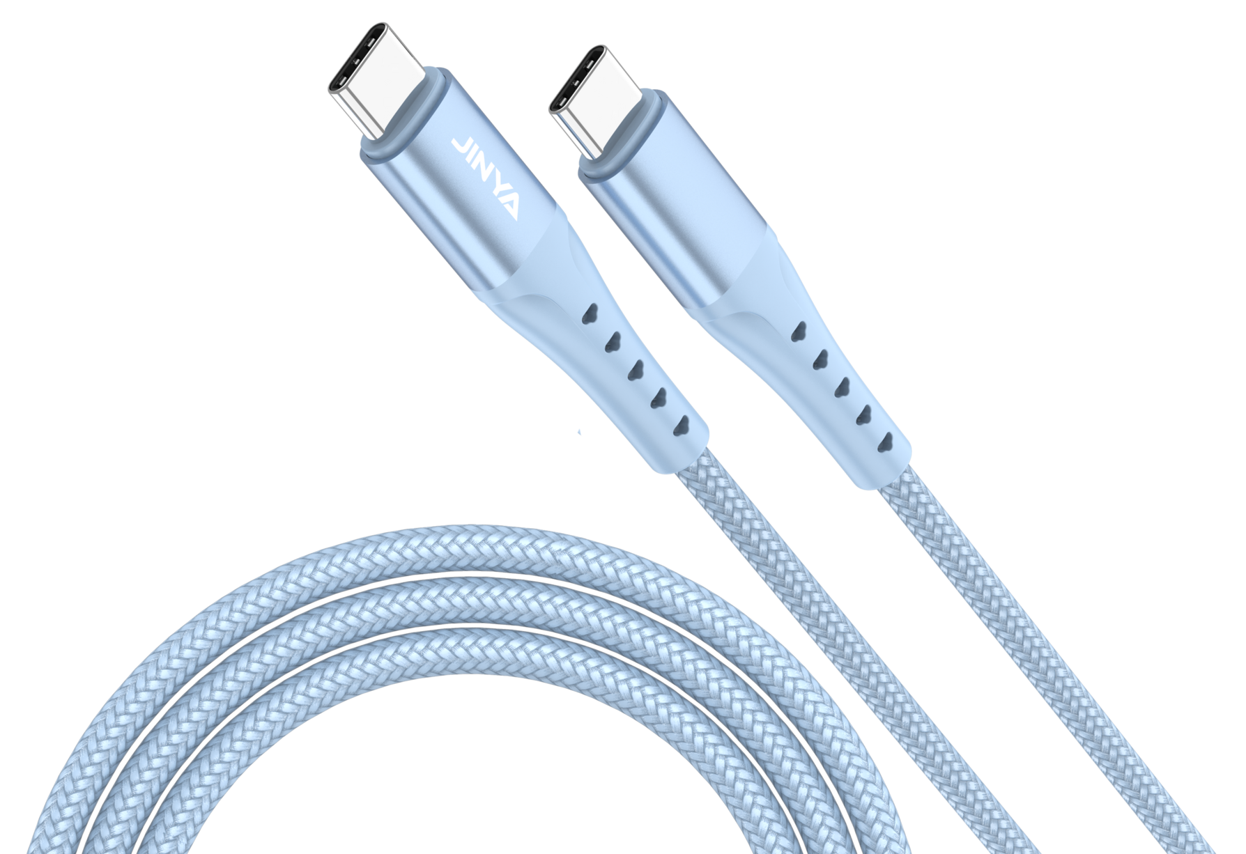 Jinya TechLink USB-C To C Cable 1,8m Light Blue - kabel USB-C