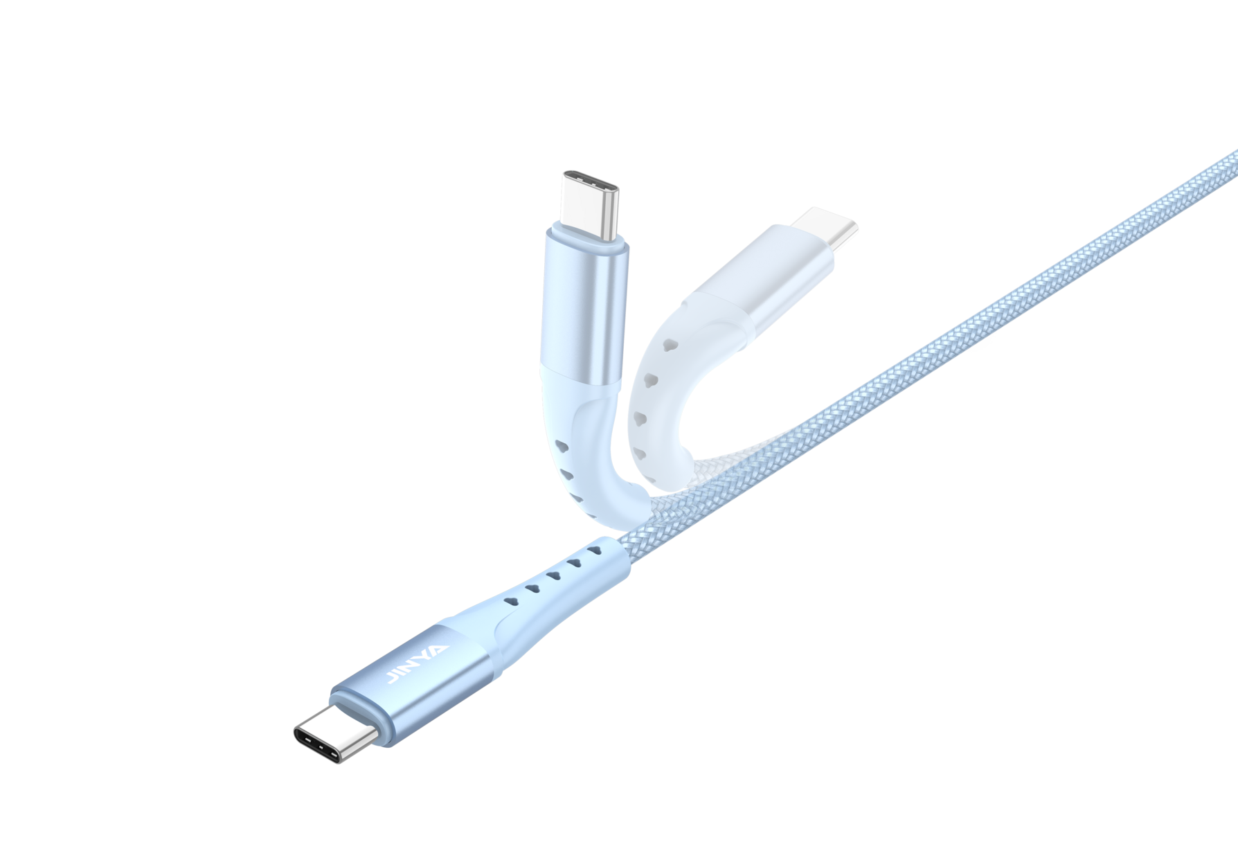 Jinya TechLink USB-C To C Cable 1,8m Light Blue - kabel USB-C