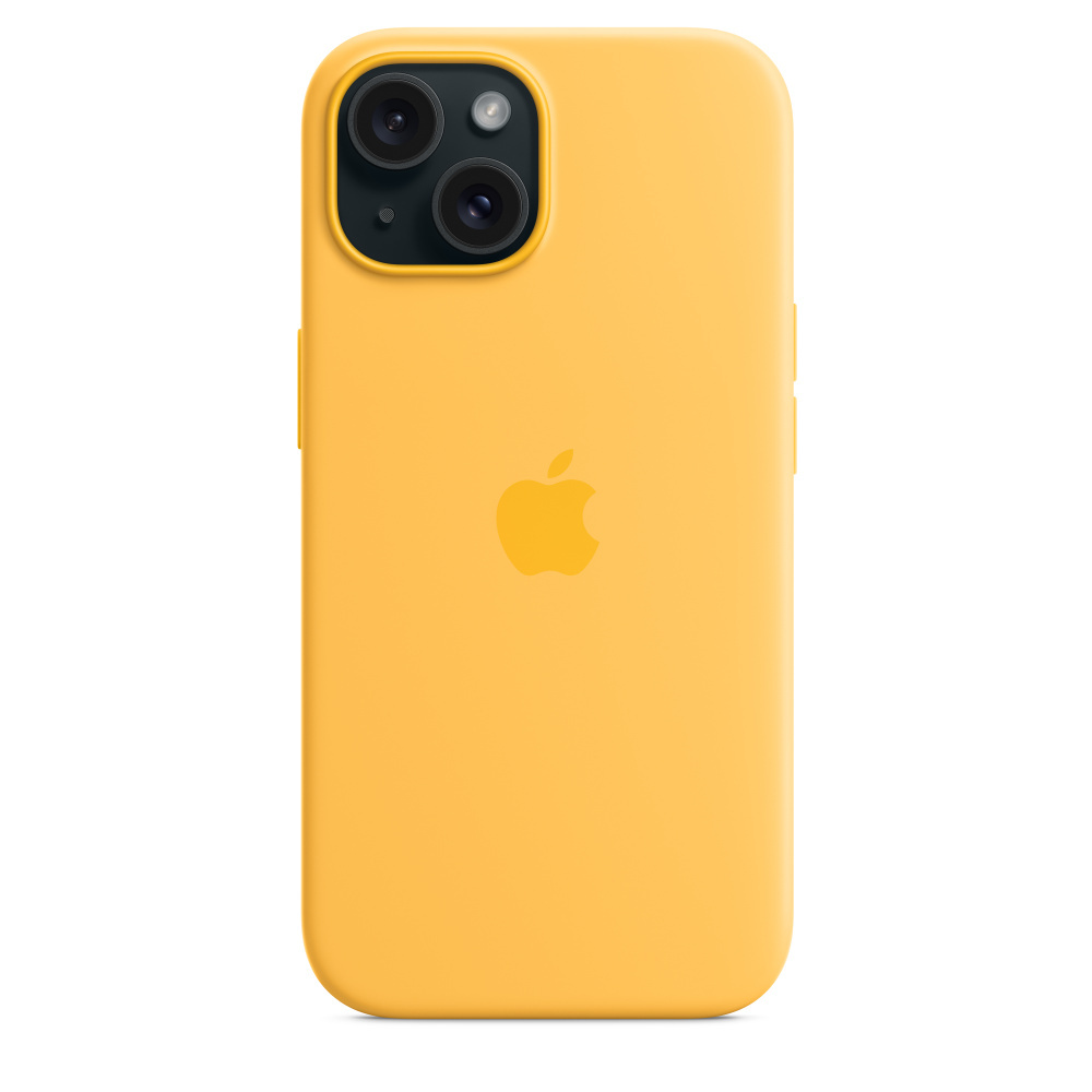 iPhone 15 Silicone Case with MagSafe - Sunshine