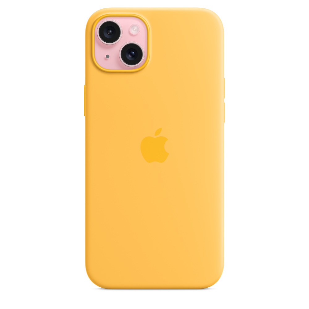 Zdjęcie do “iPhone 15 Plus Silicone Case with MagSafe - Sunshine”.