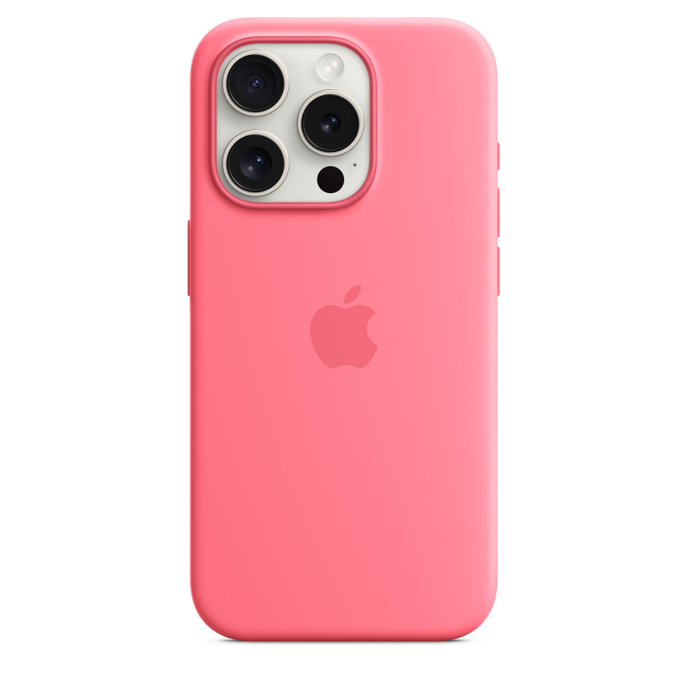 Zdjęcie do “Apple iPhone 15 Pro Silicone Case with MagSafe - Pink”.