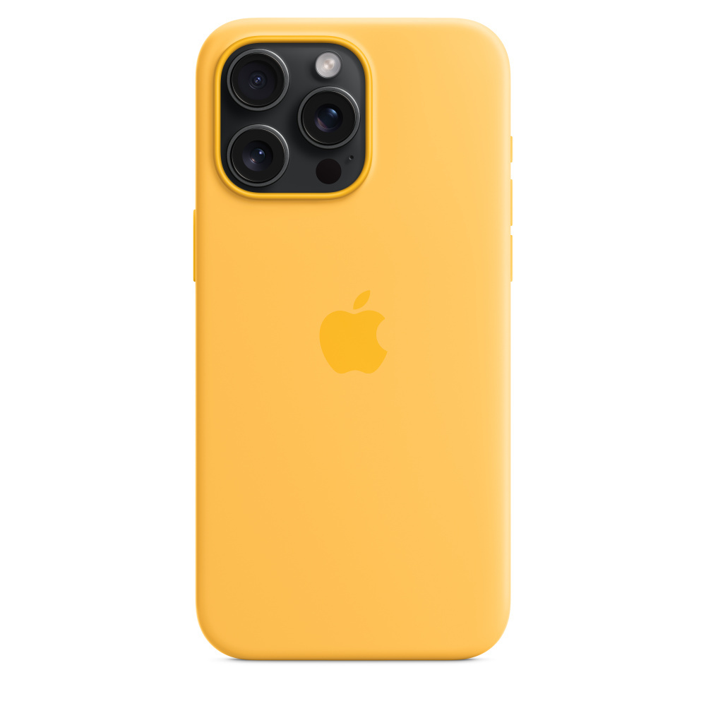 Zdjęcie do “Apple iPhone 15 Pro Max Silicone Case with MagSafe - Sunshine”.