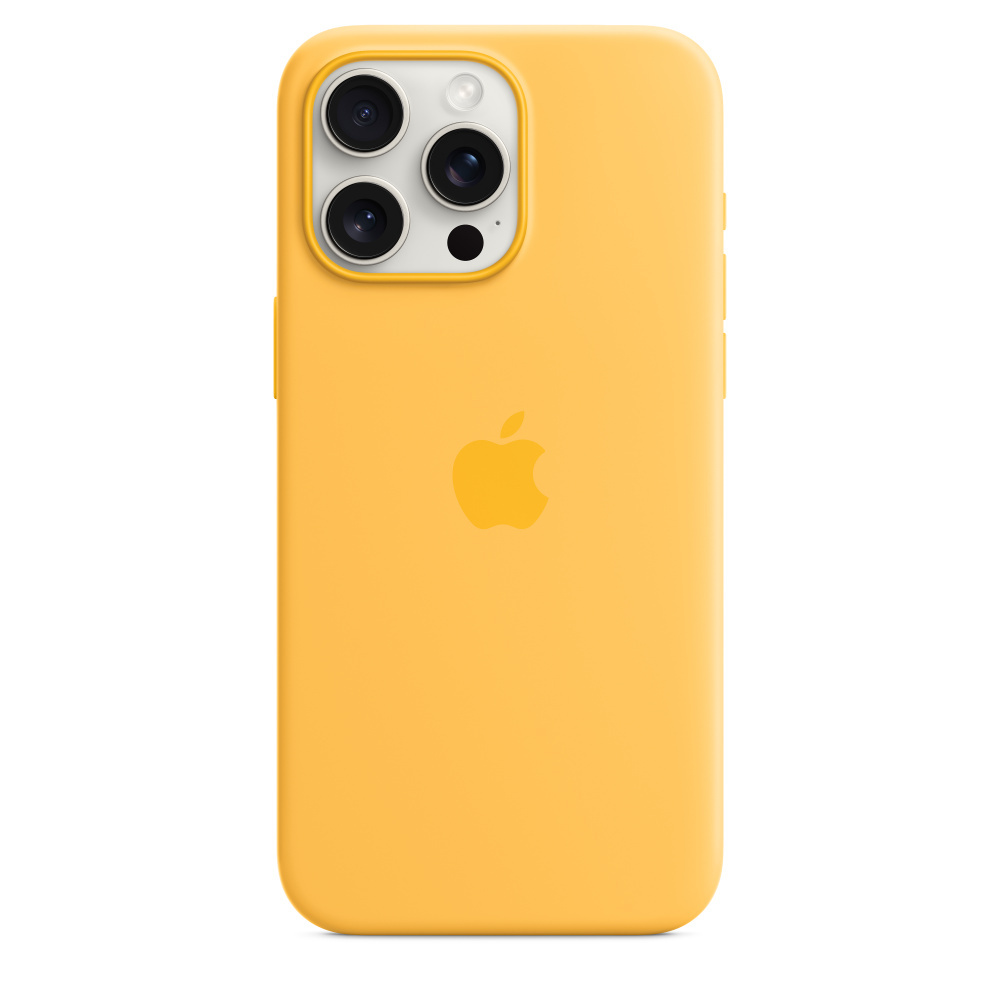 Zdjęcie do “Apple iPhone 15 Pro Max Silicone Case with MagSafe - Sunshine”.