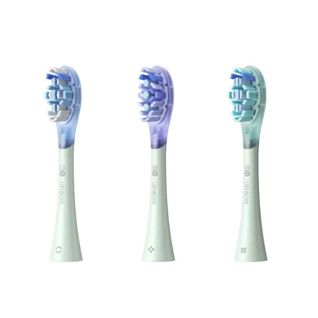 Zdjęcie do “Oclean X Ultra Set Miętowy - szczoteczka z etui i 3 główki”.