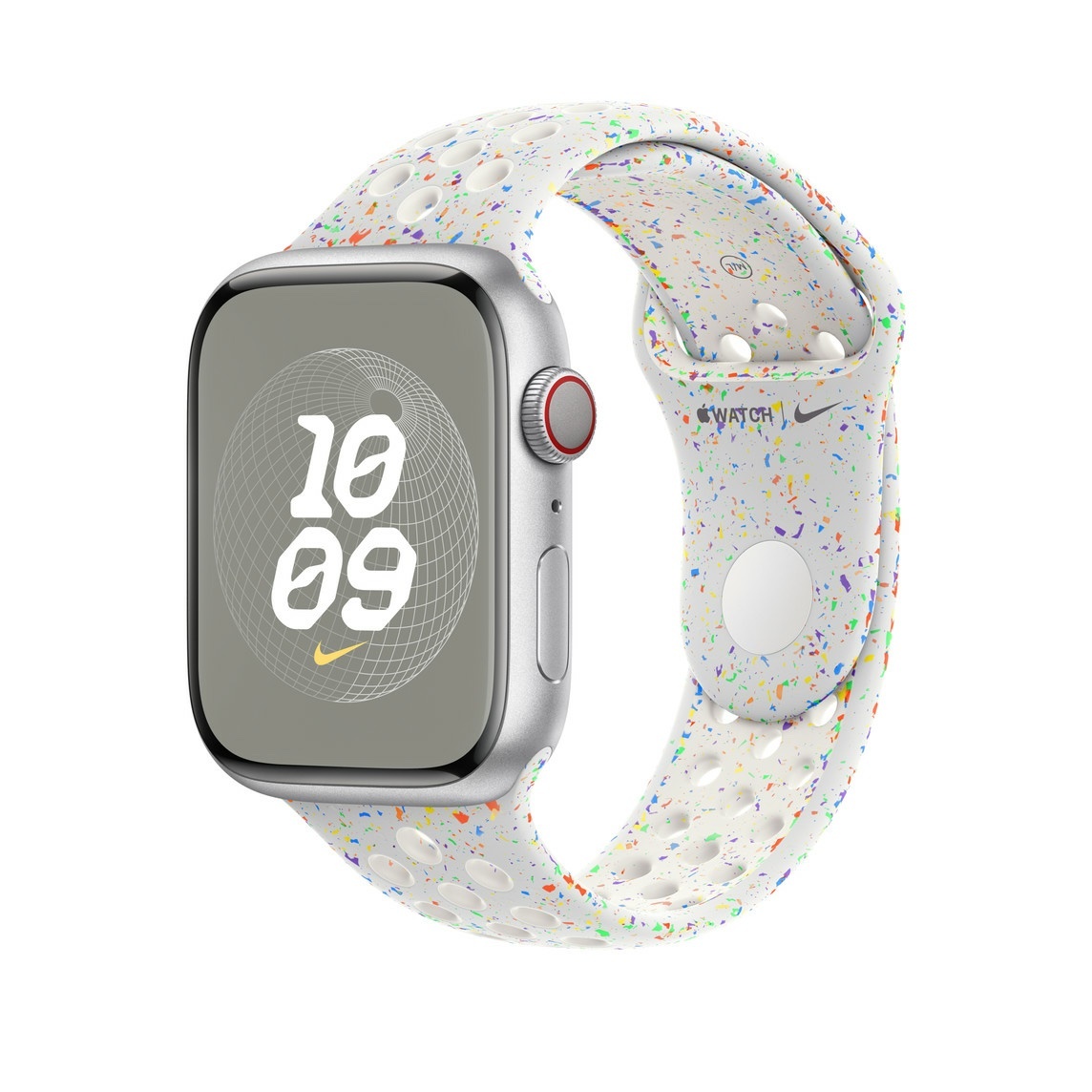 Zdjęcie do “Apple 45mm Pure Platinum Nike Sport Band - S/M”.