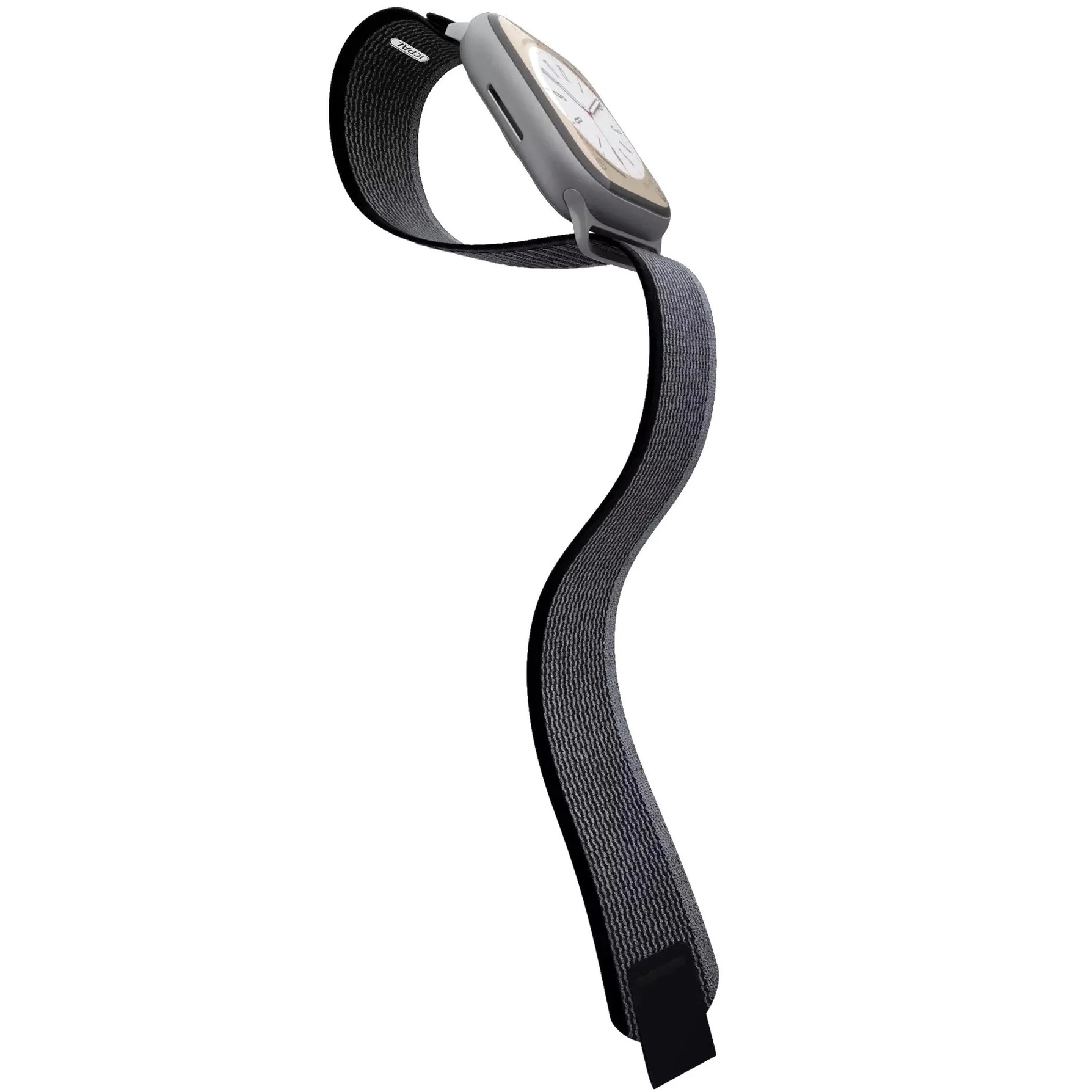 JCPal FlexLoop Czarno Szary - pasek Apple Watch 42/44/45/49 mm