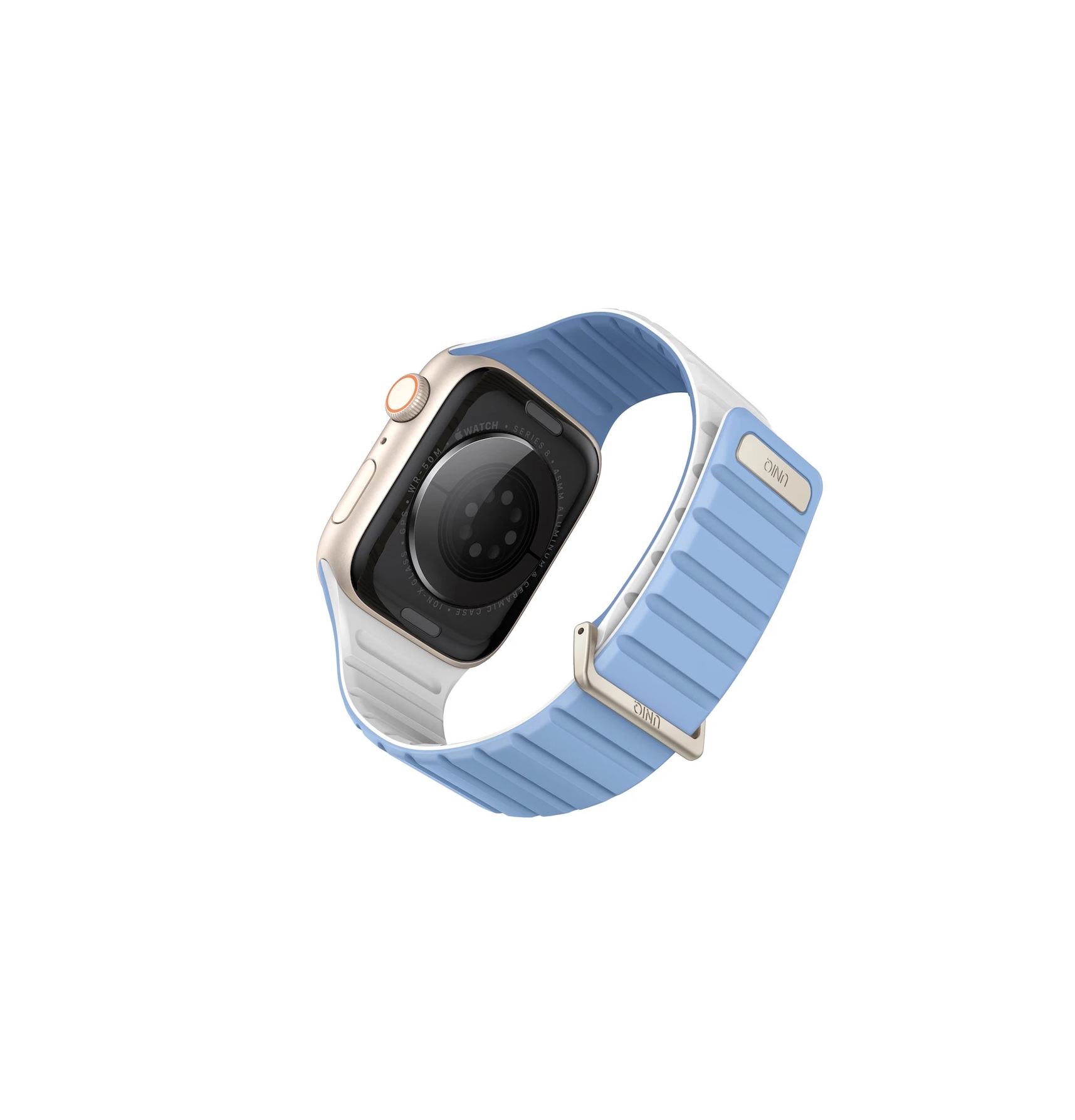 Zdjęcie do “UNIQ Revix Evo Reversible Magnetic niebiesko biały - pasek Apple Watch 38/40/41 mm”.
