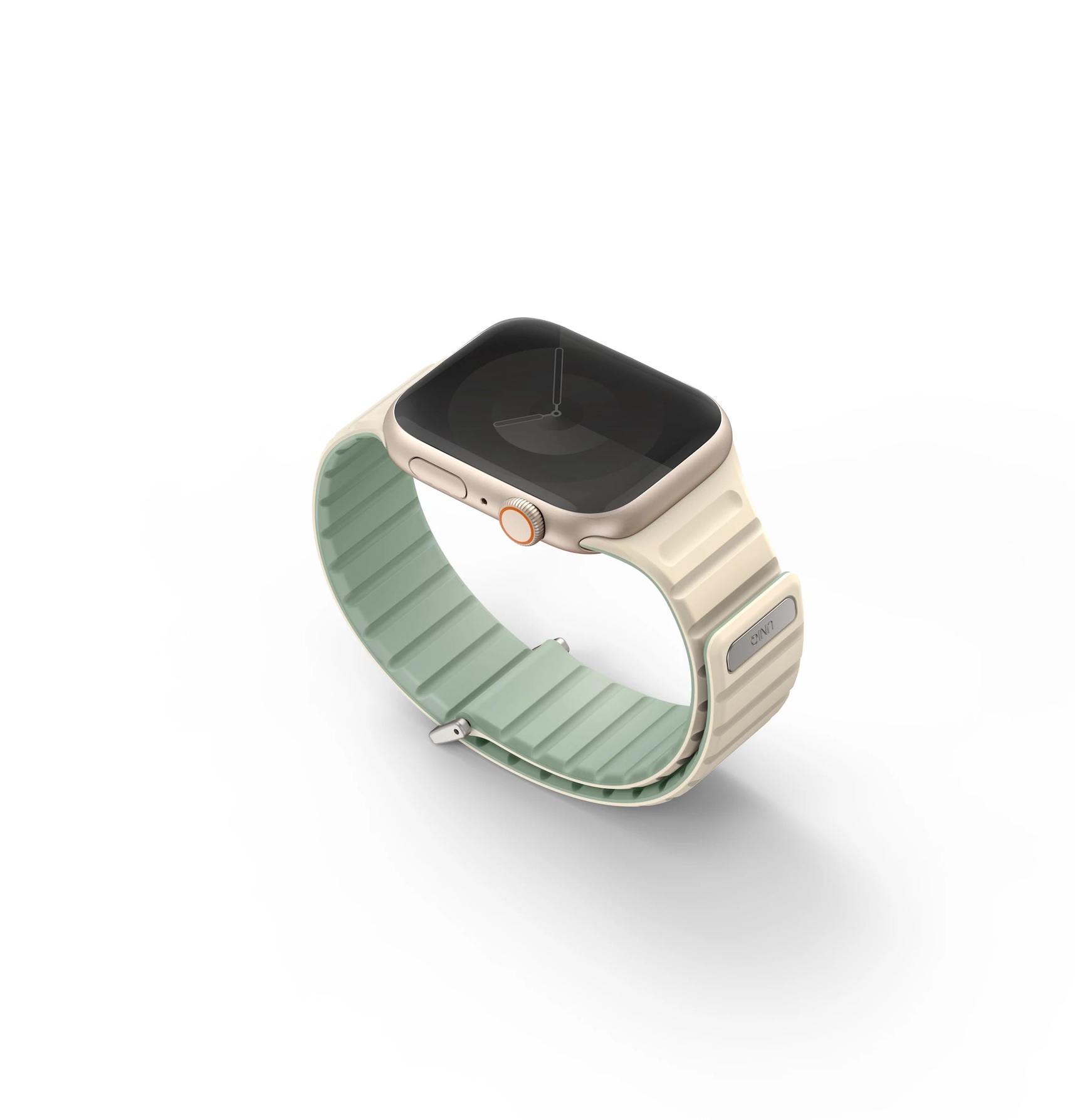 UNIQ Revix Evo Reversible Magnetic miętowo beżowy - pasek Apple Watch 38/40/41 mm