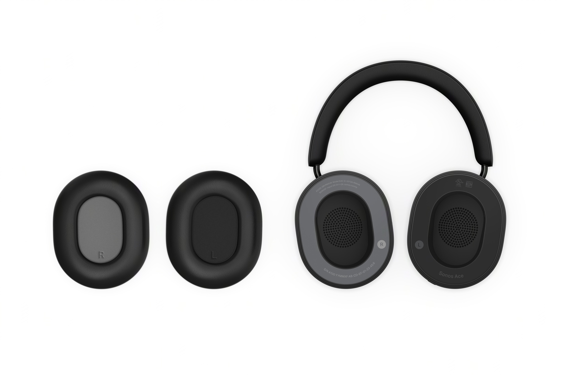 Zdjęcie do “Sonos Ace Czarny - słuchawki nauszne”.