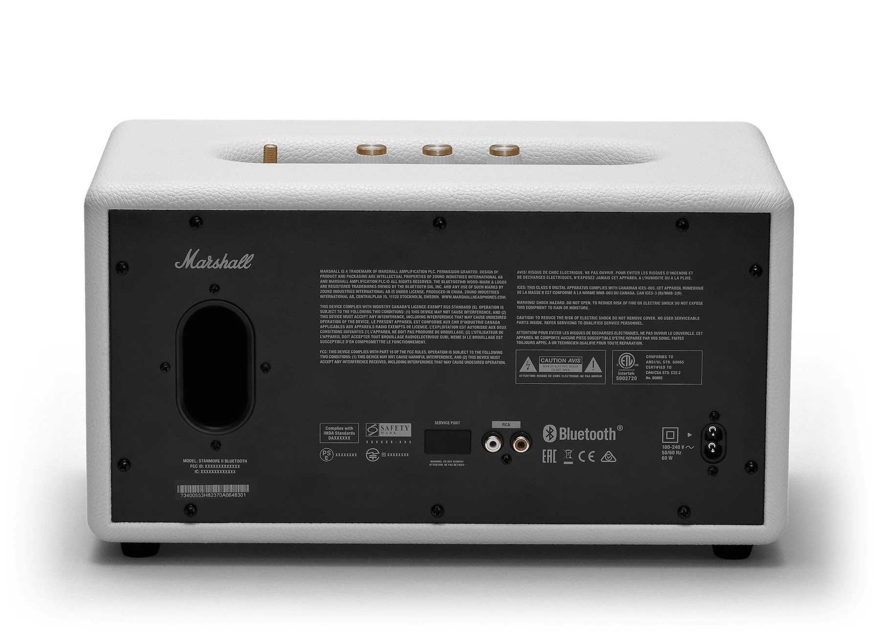 Zdjęcie do “Marshall Stanmore BT II White - głośnik Bluetooth”.
