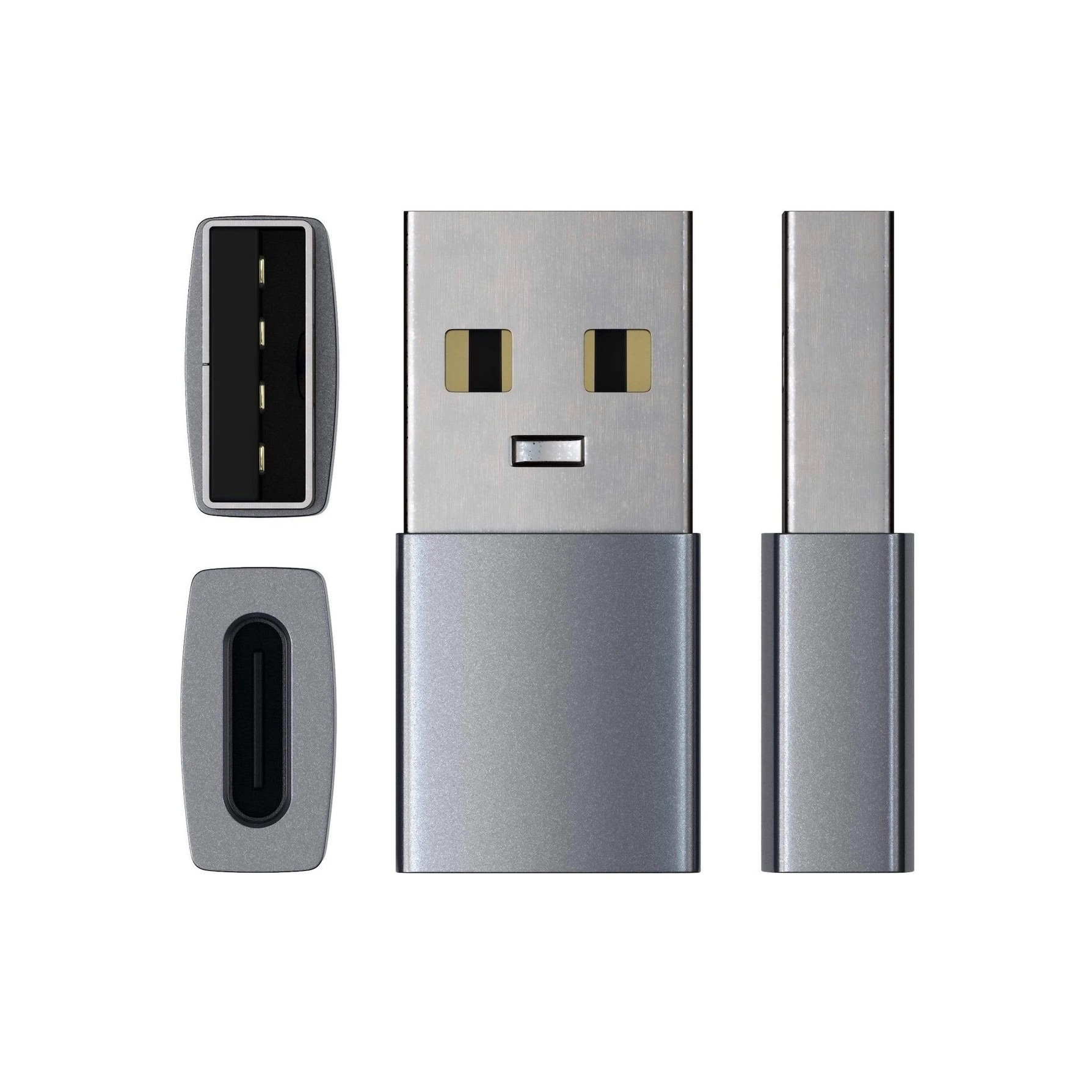 Zdjęcie do “Satechi adapter USB-A do USB-C (gwiezdna szarość)”.