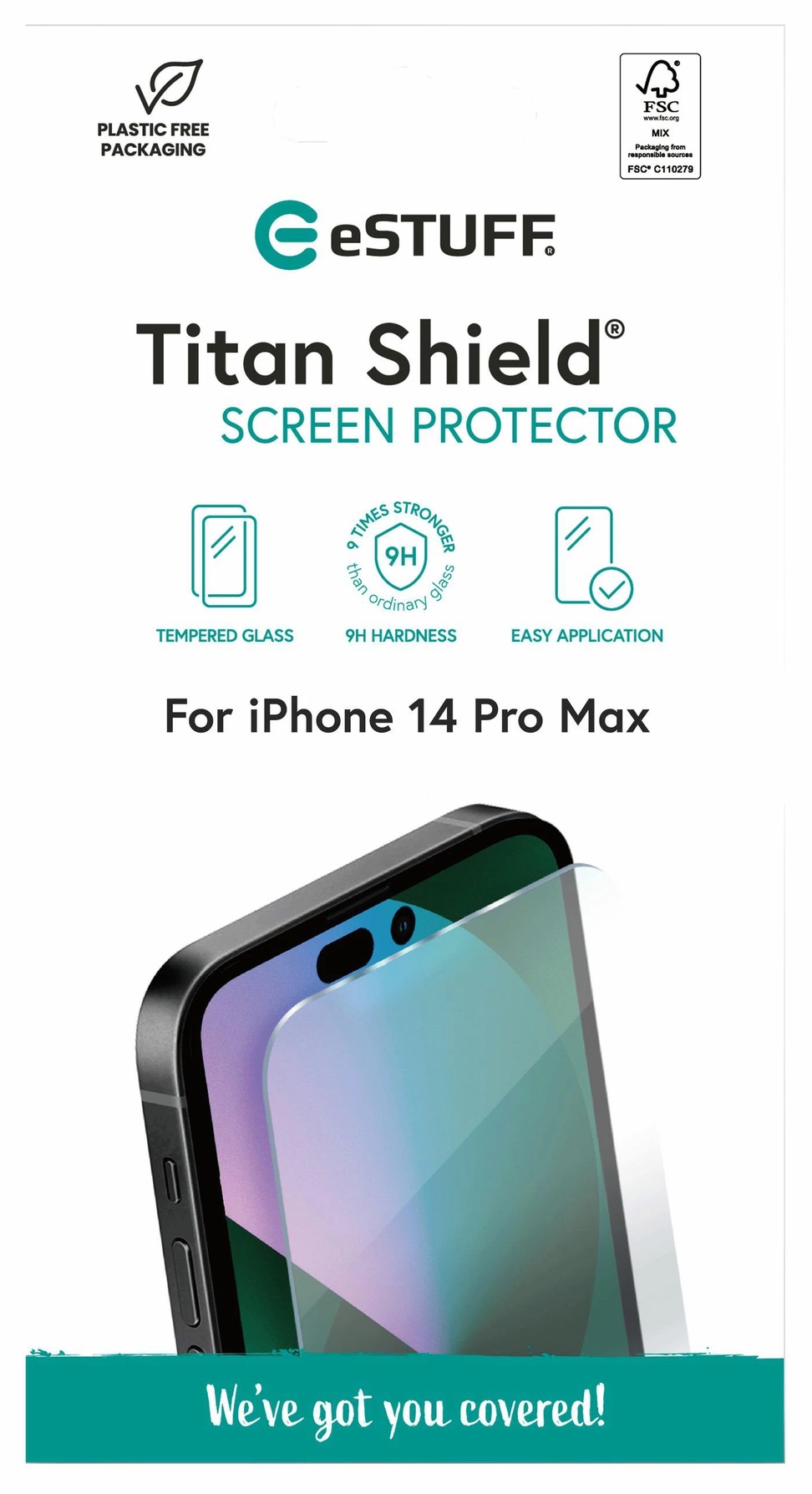 Zdjęcie do “eStuff Tempered Glass Clear iPhone 14 Pro Max - szkło ochronne”.