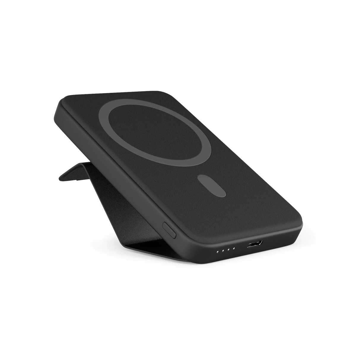 Zdjęcie do “Epico Magnetic Stand Wireless Powerbank 7000 mAh Czarny - powerbank”.