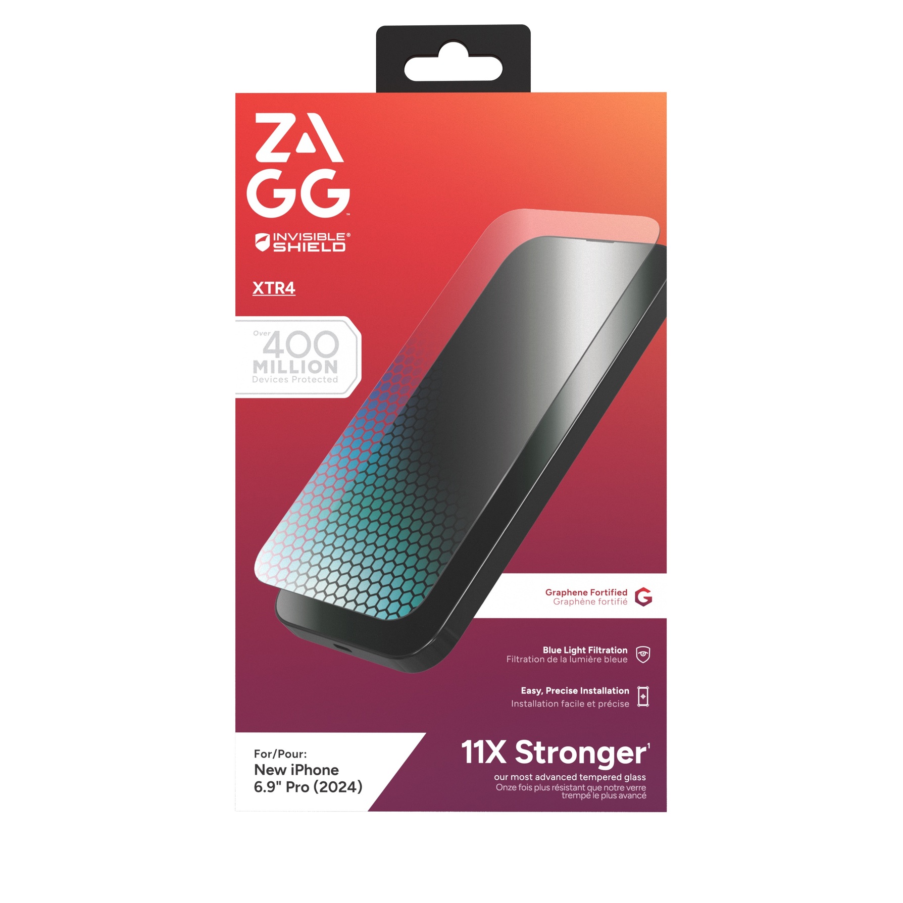 Zdjęcie do “Zagg InvisibleShield Glass XTR4 - szkło iPhone 16 Pro Max”.