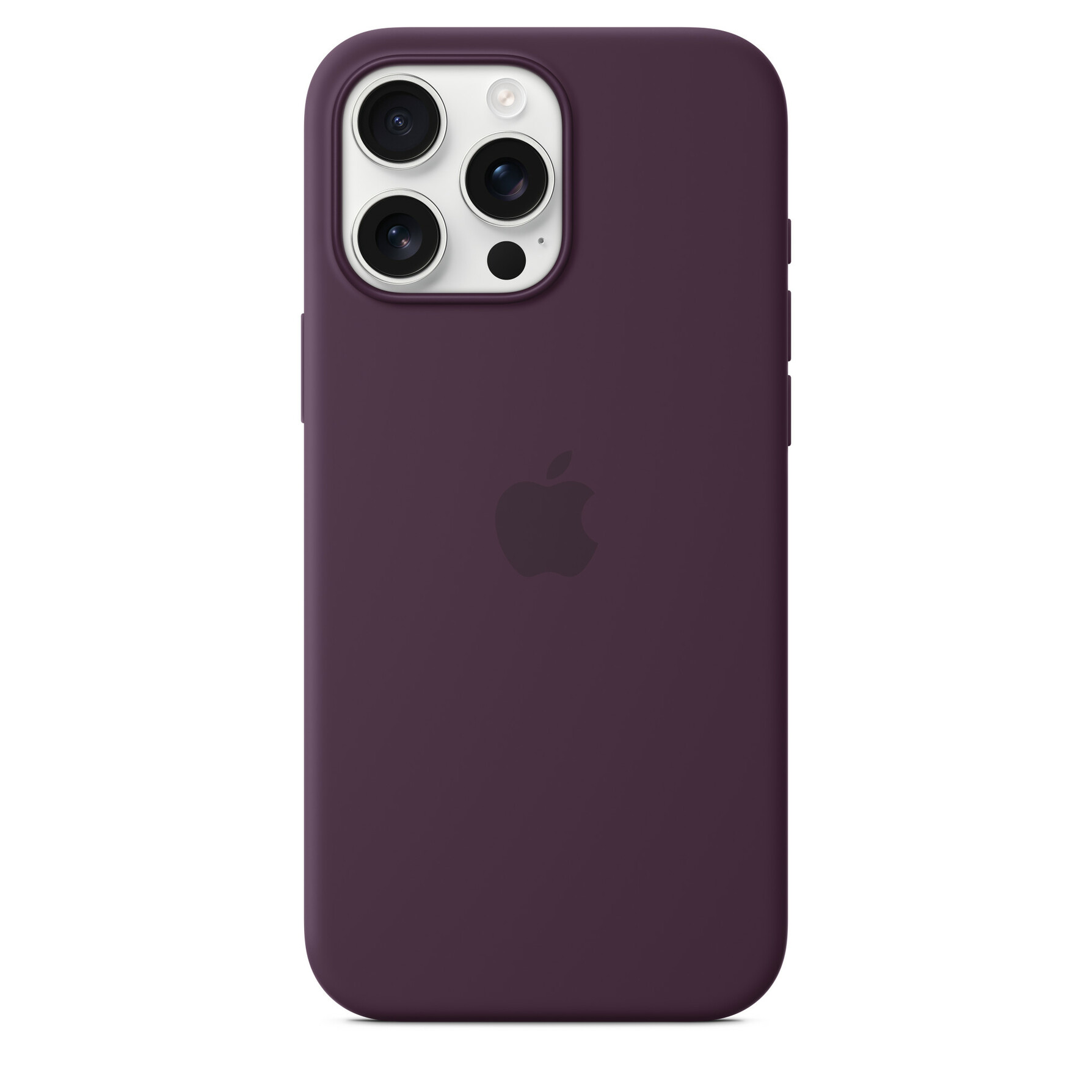 Zdjęcie do “Apple iPhone 16 Pro Max Silicone Case with MagSafe - Plum”.