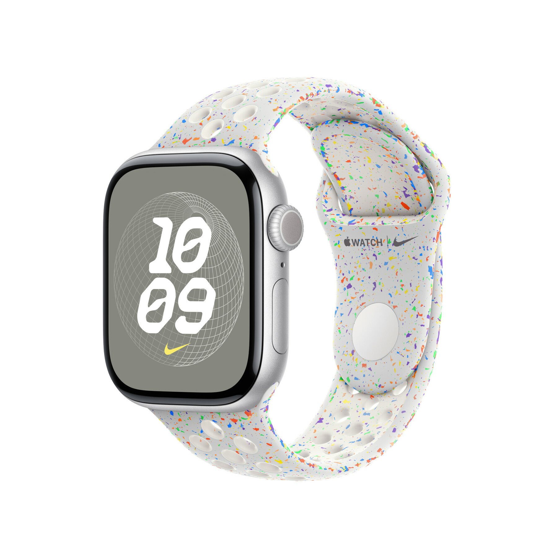 Zdjęcie do “Apple 42mm Pure Platinum Nike Sport Band - S/M”.