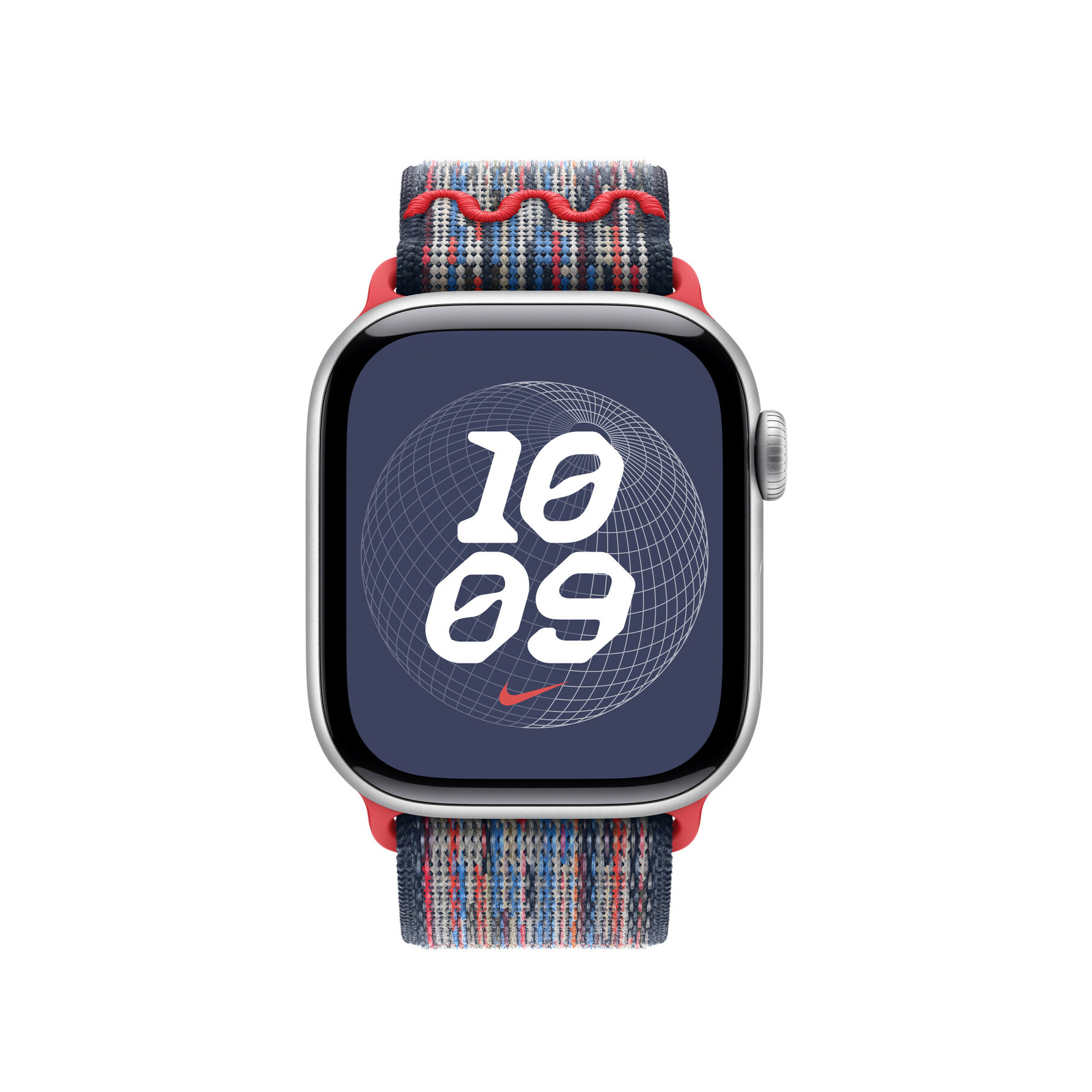Zdjęcie do “Apple 42mm Blue/Red Nike Sport Loop”.