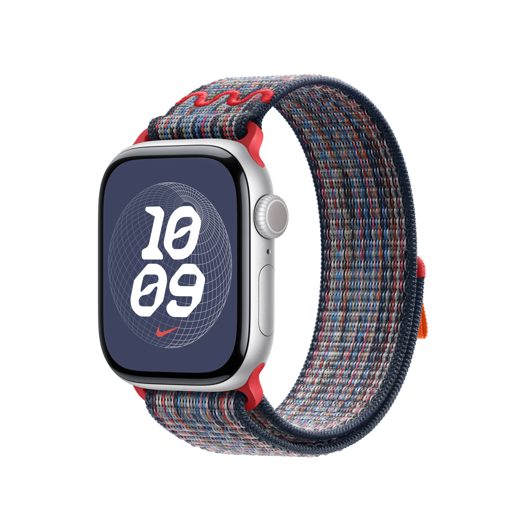 Zdjęcie do “Apple 42mm Blue/Red Nike Sport Loop”.