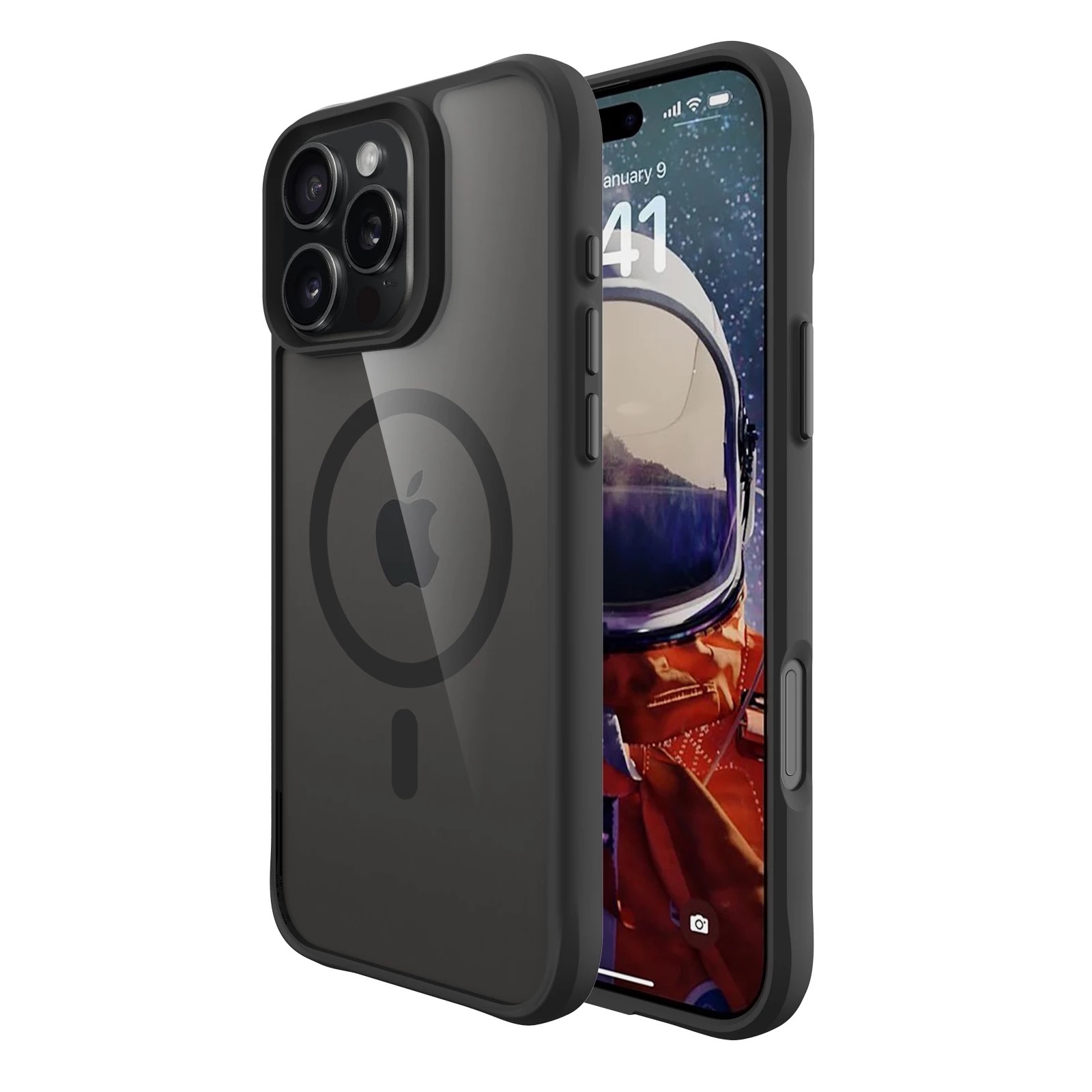 Zdjęcie do “Jinya XPRO Magsafe Protecting Case czarny - etui iPhone 16 Pro Max”.