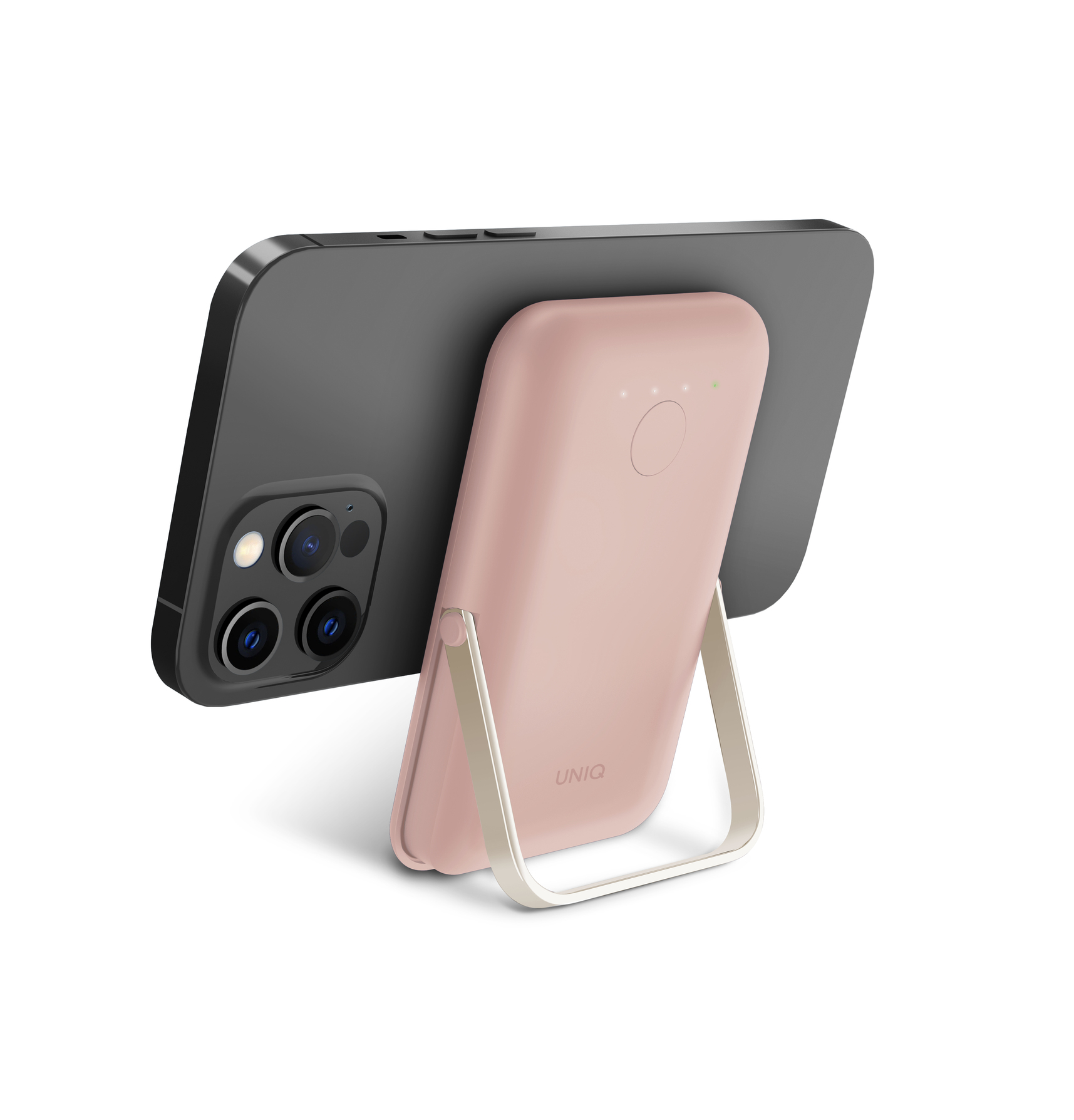 Zdjęcie do “UNIQ Hoveo 5000mAh Magnetic USB-C 20W różowy - powerbank”.