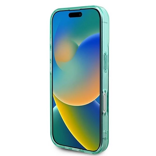 Zdjęcie do “Guess IML Rhinestones MS zielony - euti iPhone 16”.