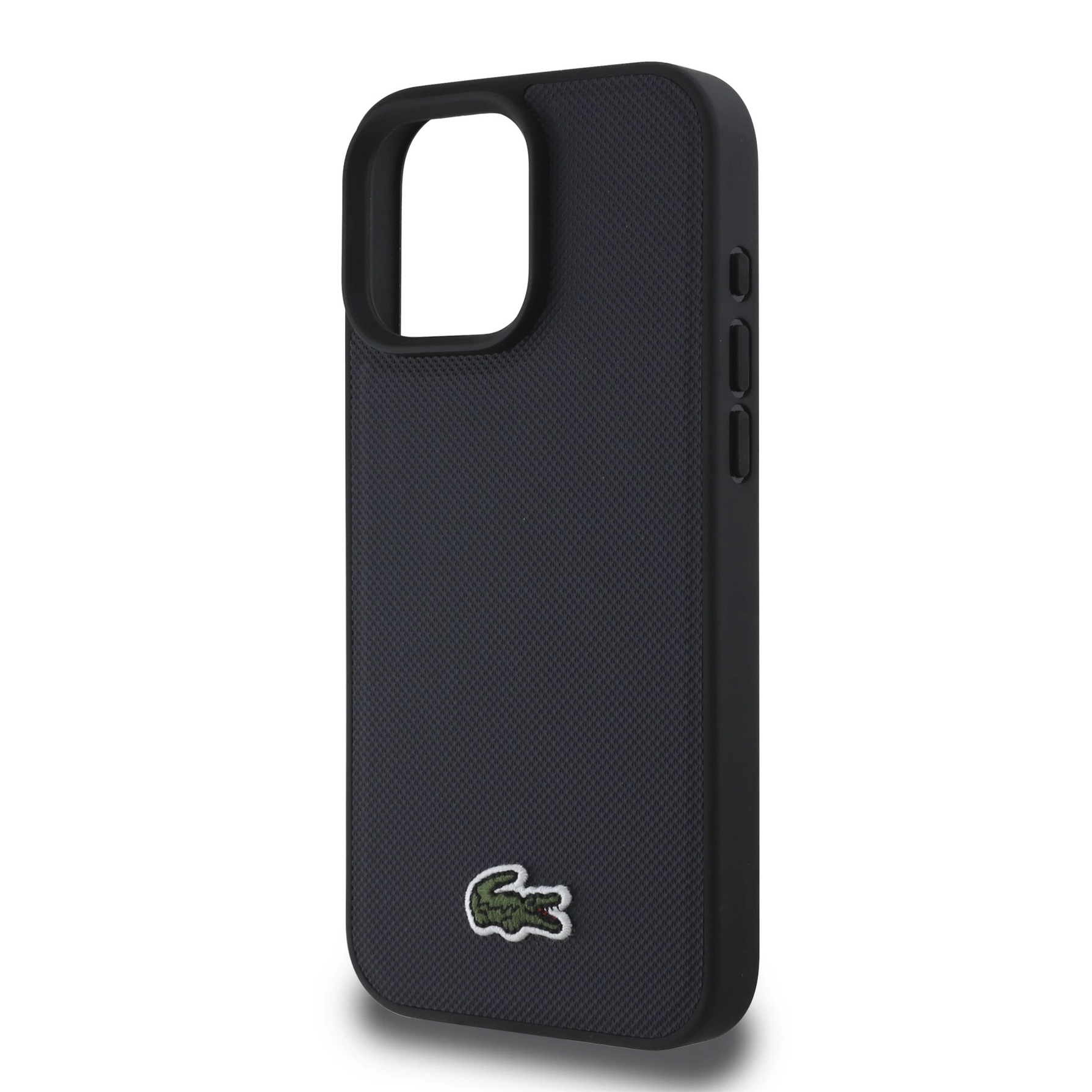 Zdjęcie do “Lacoste Iconic Petit Pique MS granatowy - etui iPhone 16 Pro”.